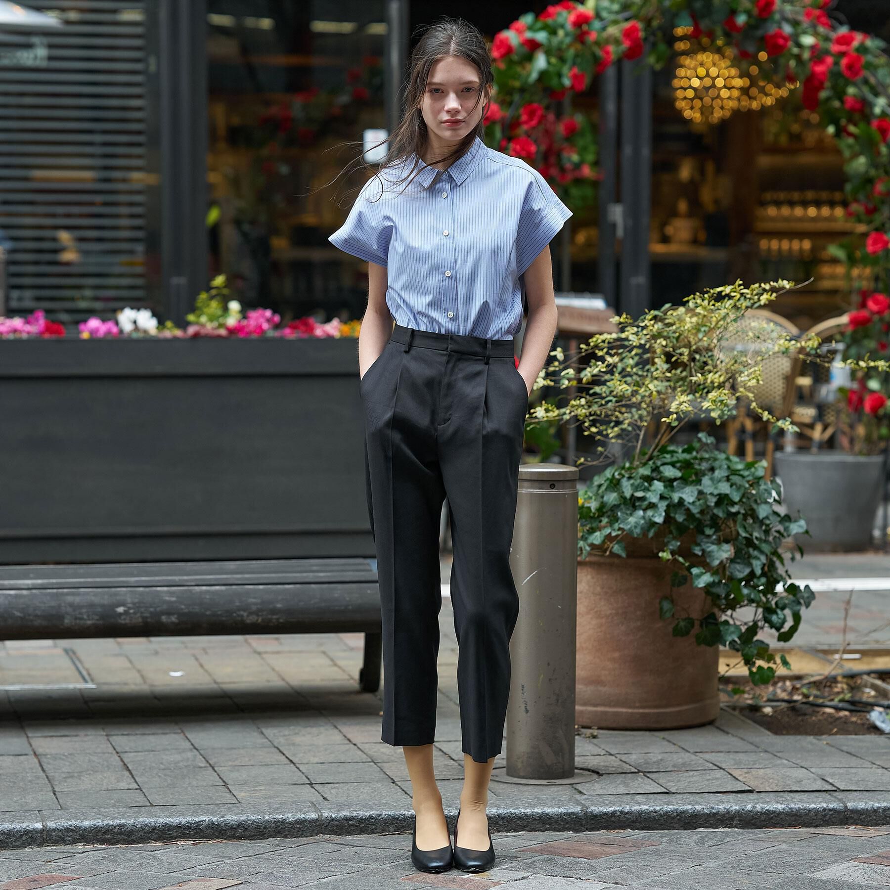 DRESSTERIOR「コットンリネン テーパードパンツ」|その他|