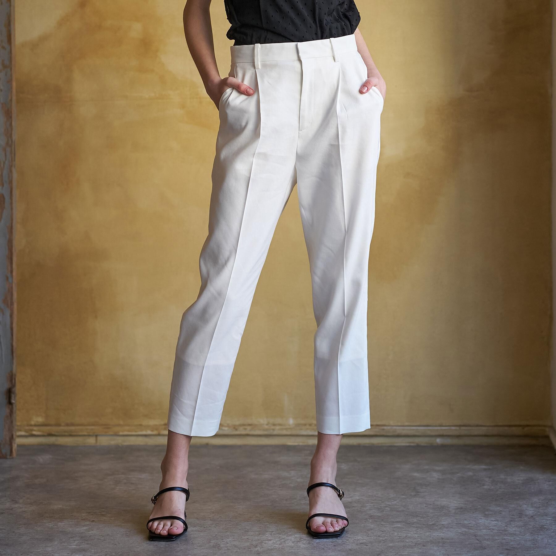 DRESSTERIOR「コットンリネン テーパードパンツ」|その他|