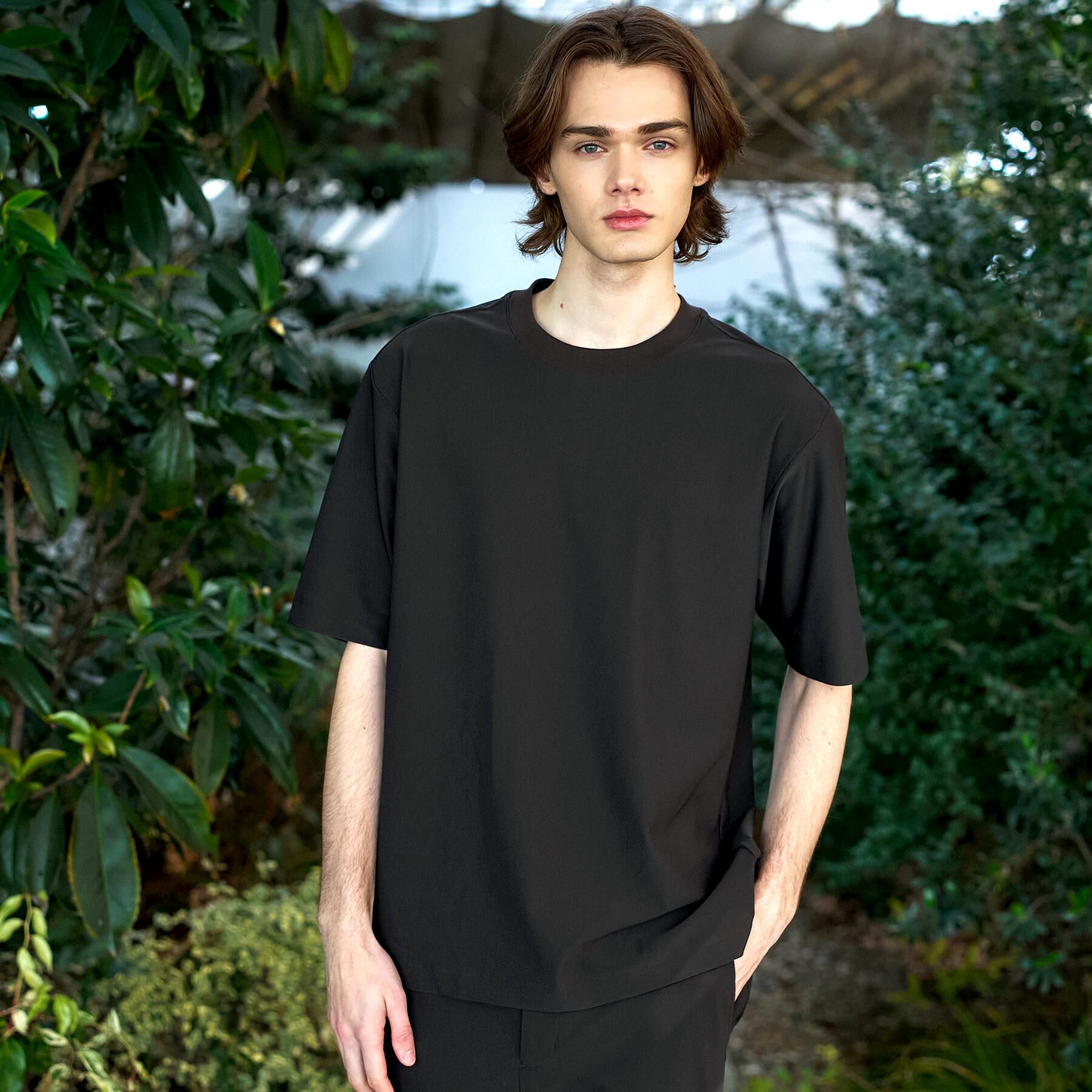 DRESSTERIOR「AIRTOOL クルーネックTシャツ」|Tシャツ・カットソー|ブラック(019)