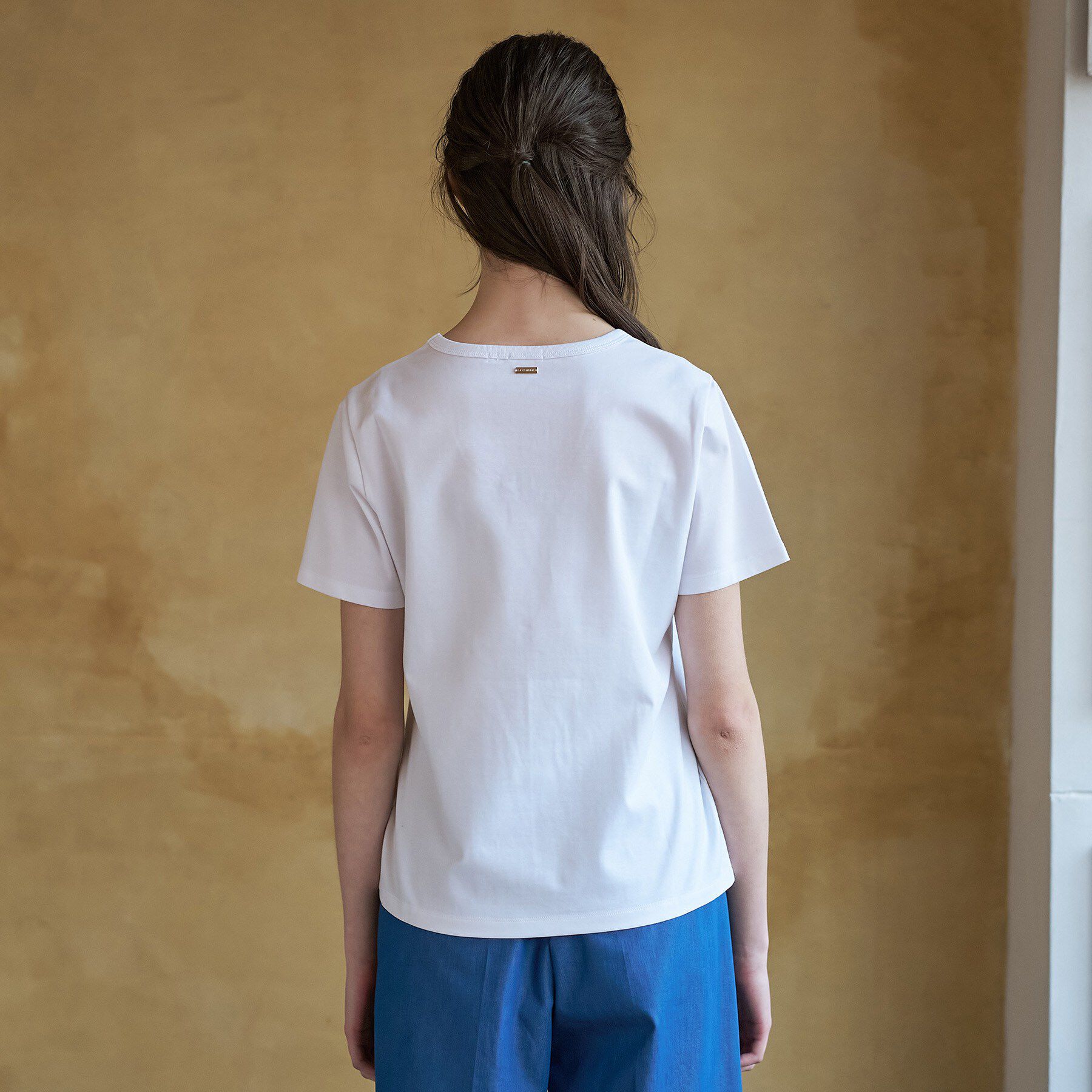 DRESSTERIOR「【接触冷感/抗菌防臭/UVカット】COOL DEODORANT JERSEY UネックTシャツ」|Tシャツ・カットソー|