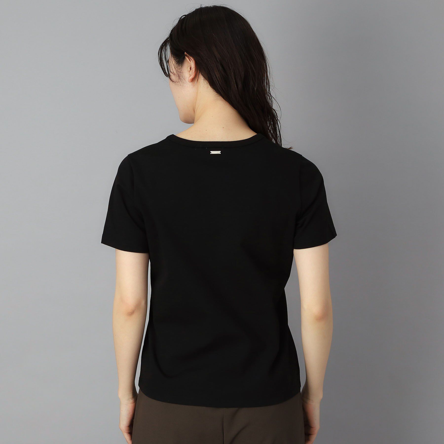 DRESSTERIOR「【接触冷感/抗菌防臭/UVカット】COOL DEODORANT JERSEY UネックTシャツ」|Tシャツ・カットソー|