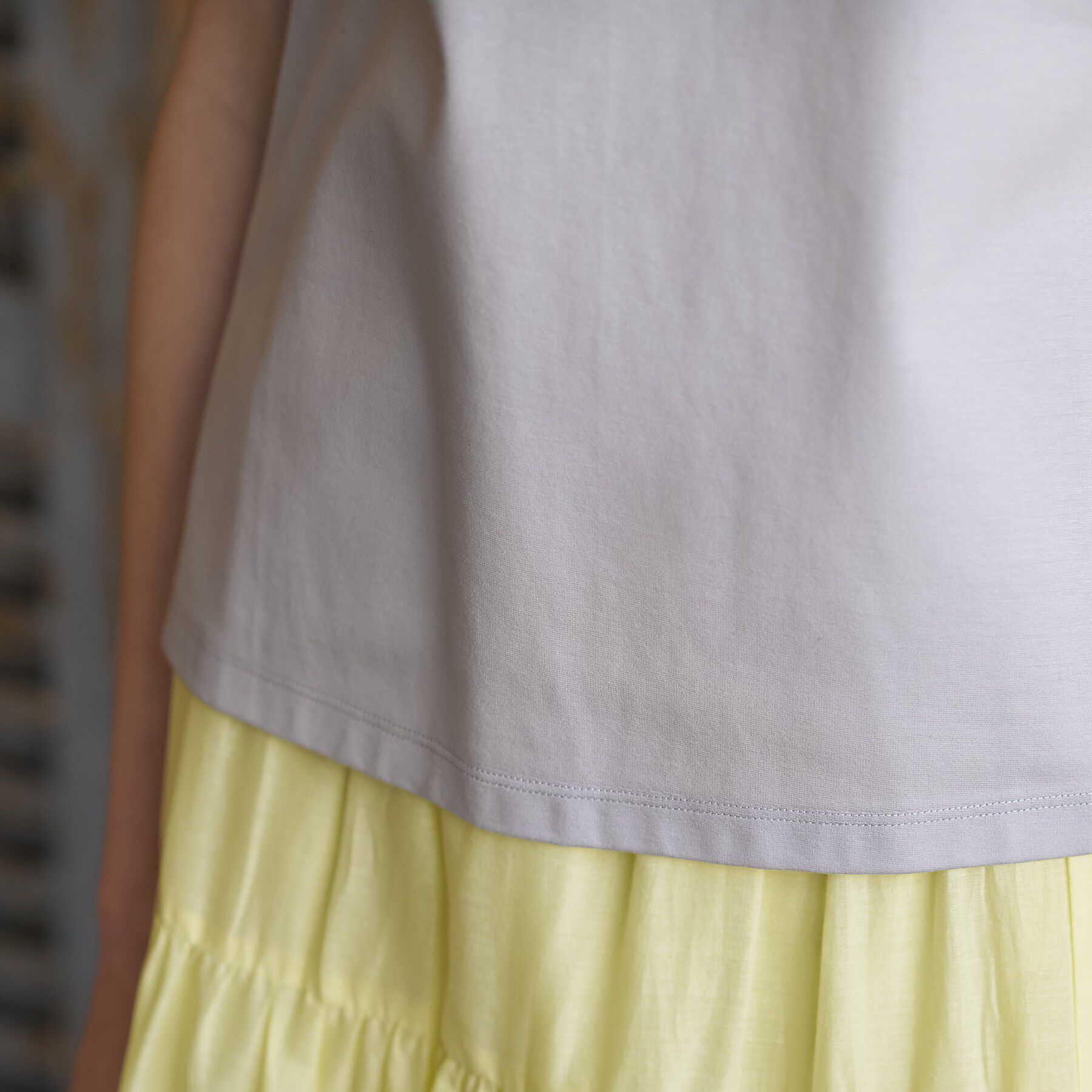 DRESSTERIOR「【接触冷感/抗菌防臭/UVカット】COOL DEODORANT JERSEY UネックTシャツ」|Tシャツ・カットソー|