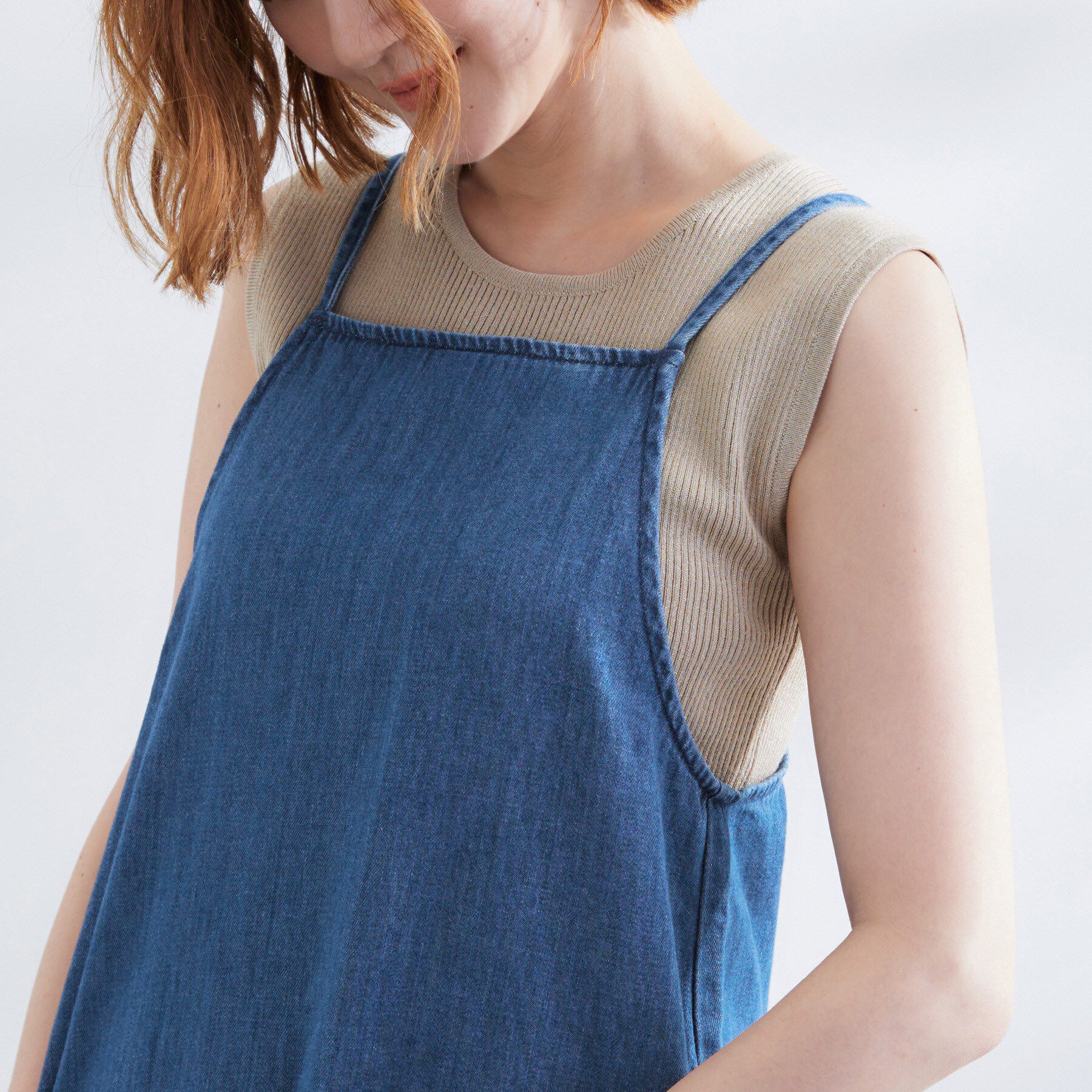 grove「【Lee】DENIM CAMISOLE DRESS」|ワンピース|