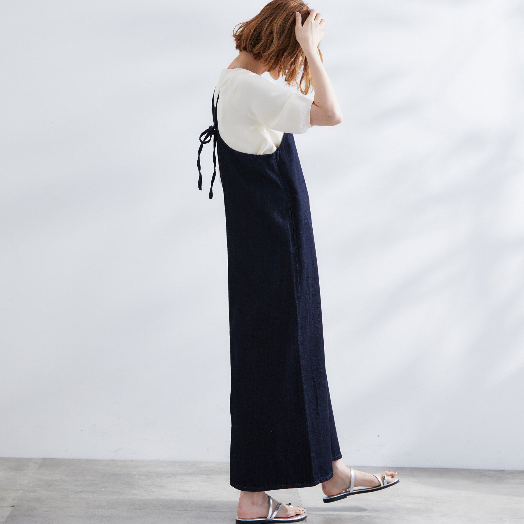 grove「【Lee】DENIM CAMISOLE DRESS」|ワンピース|