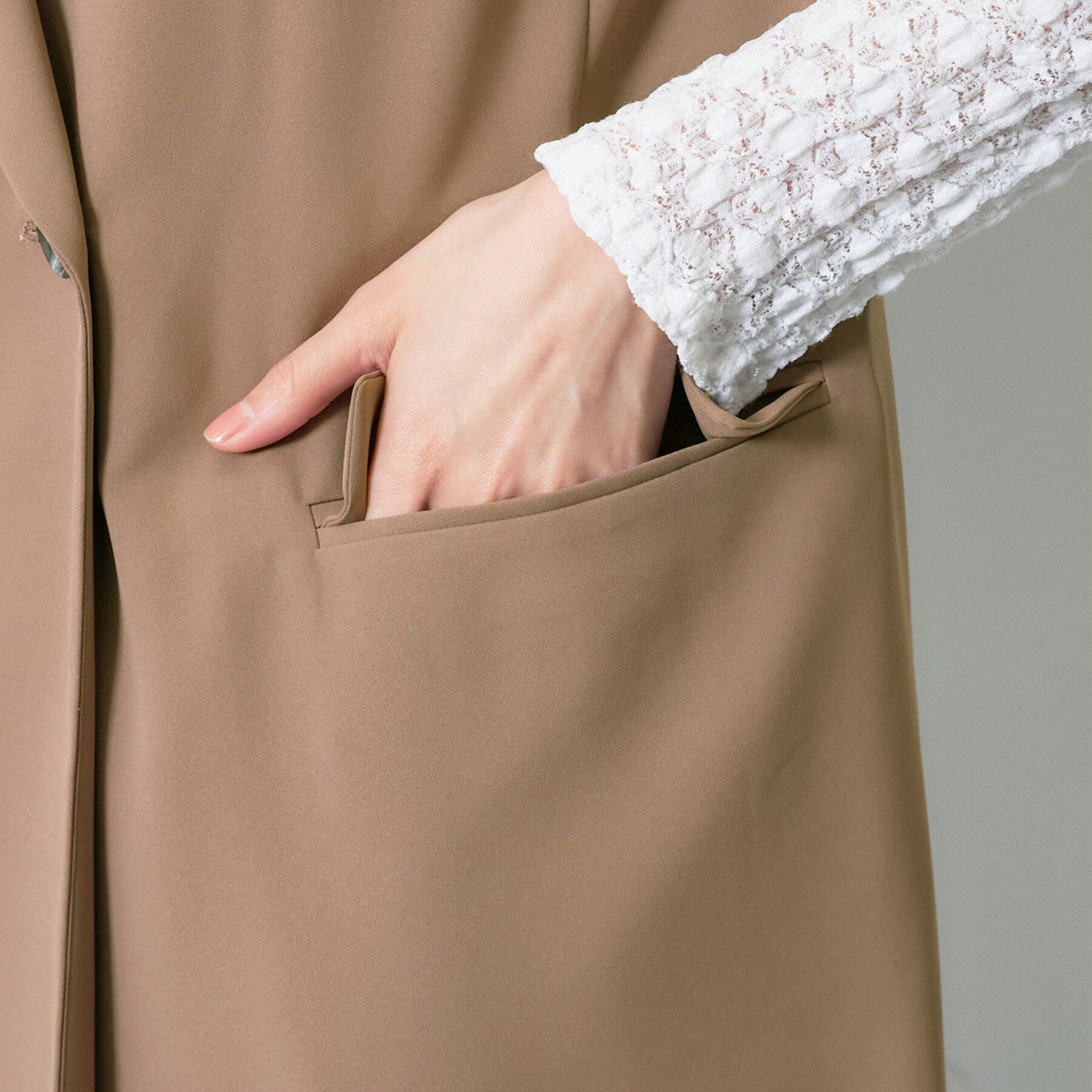 INDIVI「【さらに軽く軽快！／着る日傘】颯爽ジレジャケット」|ベスト・ジレ|