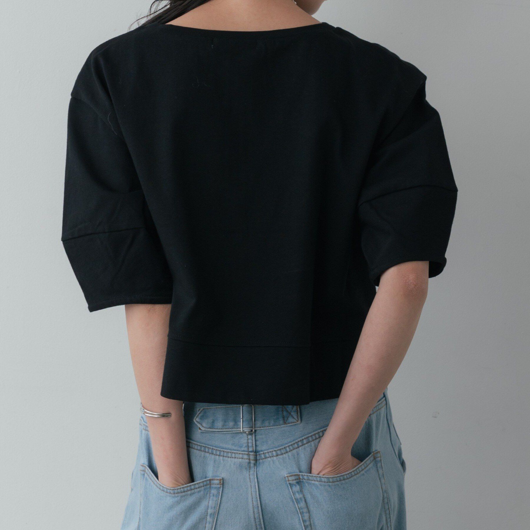 GALLEST「【マシンウォッシュ/接触冷感】ハーフスリーブフォルムカットソー」|Tシャツ・カットソー|