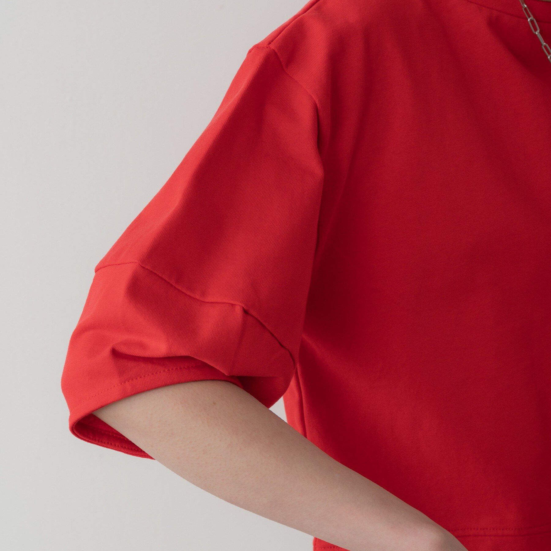 GALLEST「【マシンウォッシュ/接触冷感】ハーフスリーブフォルムカットソー」|Tシャツ・カットソー|