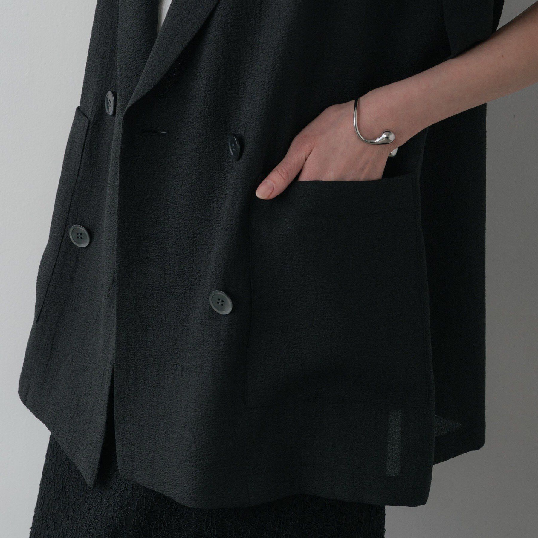 GALLEST「ワッシャーシアーダブルジャケット」|テーラードジャケット|