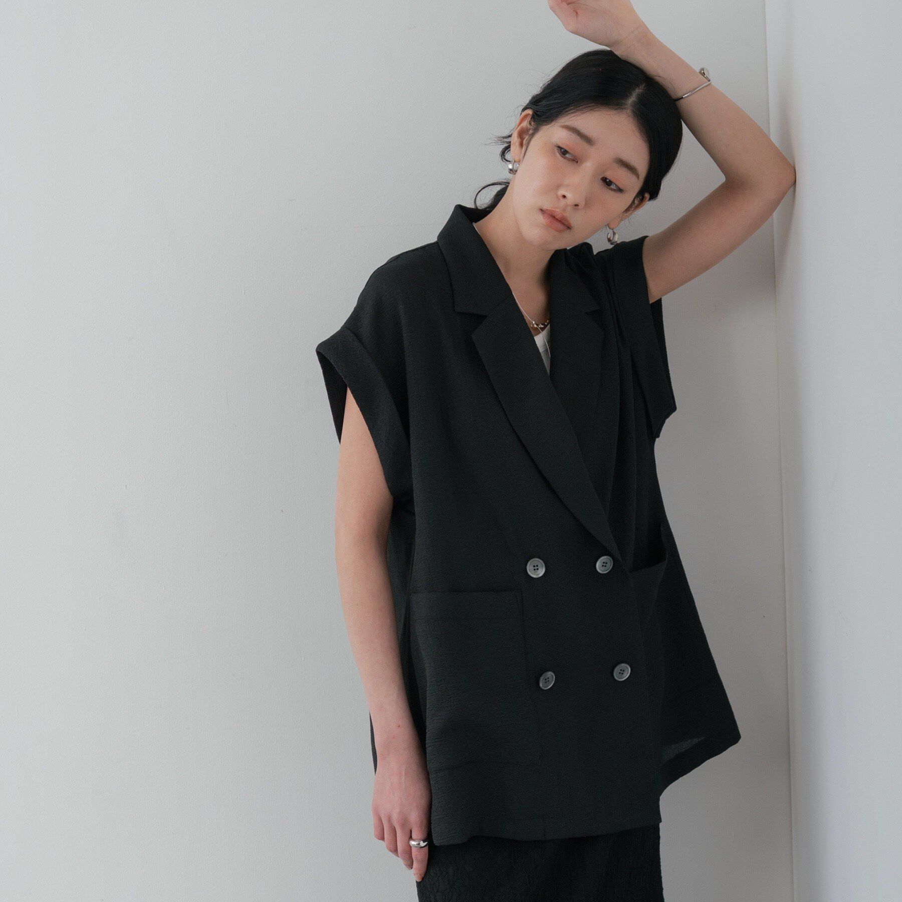 GALLEST「ワッシャーシアーダブルジャケット」|テーラードジャケット|