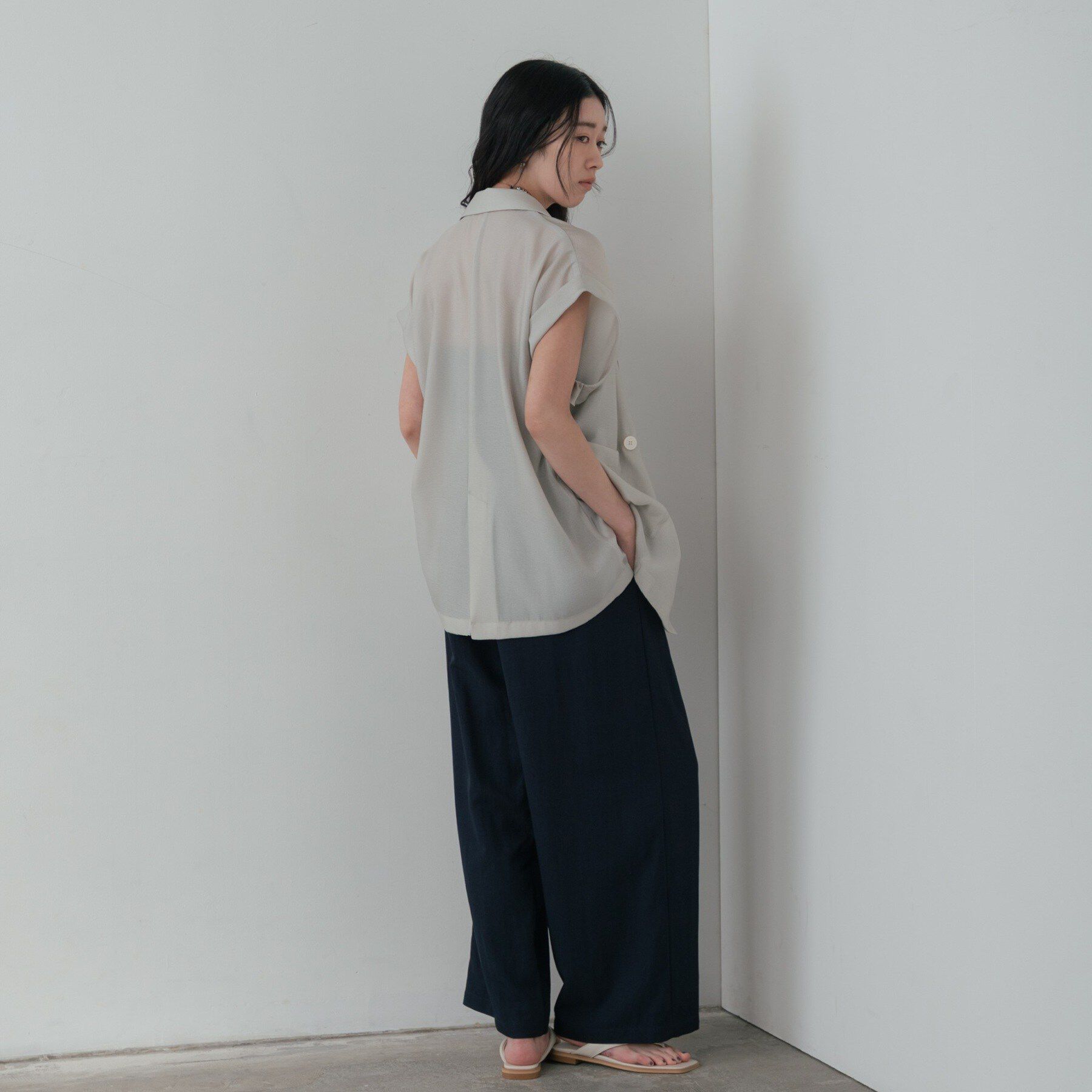 GALLEST「ワッシャーシアーダブルジャケット」|テーラードジャケット|