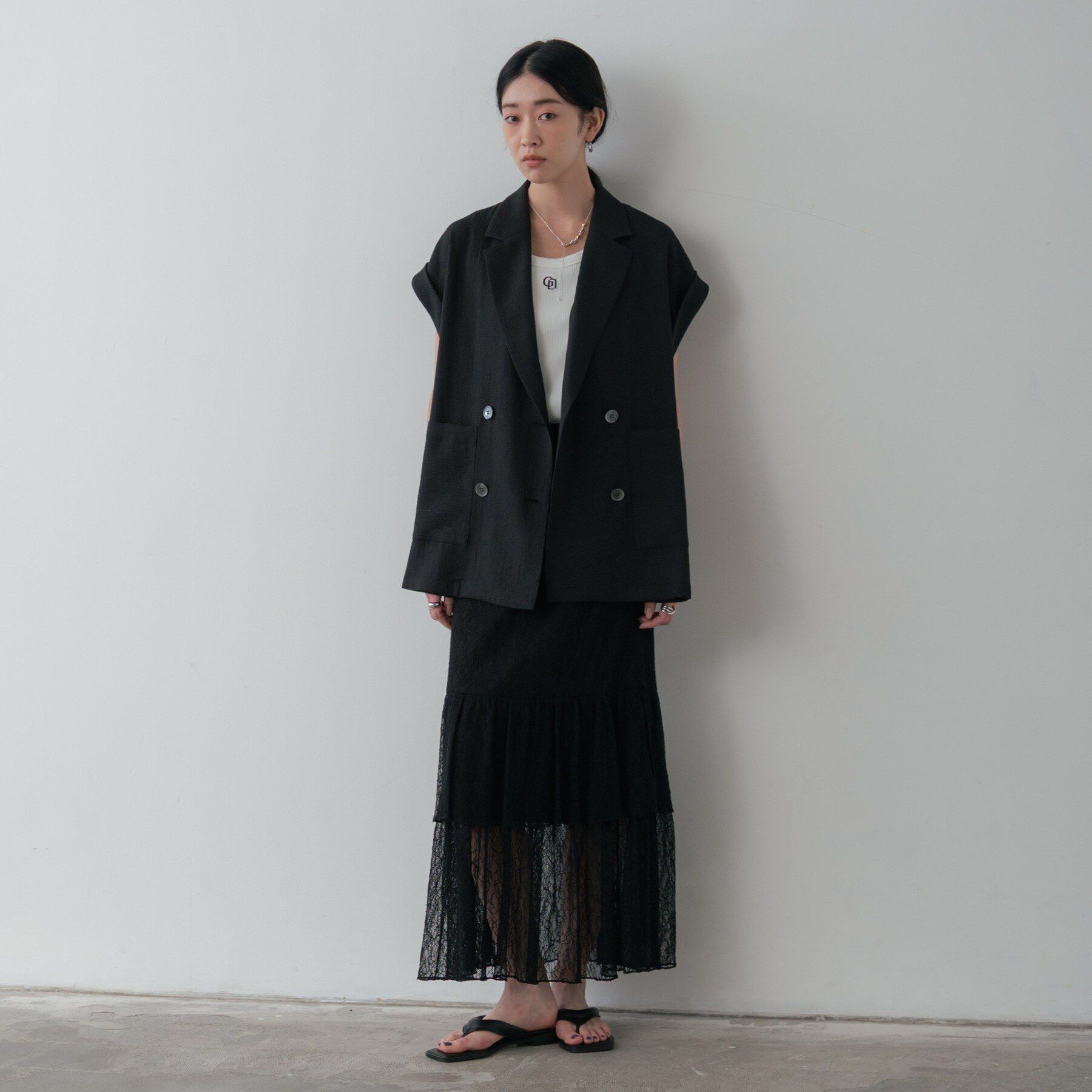 GALLEST「ワッシャーシアーダブルジャケット」|テーラードジャケット|