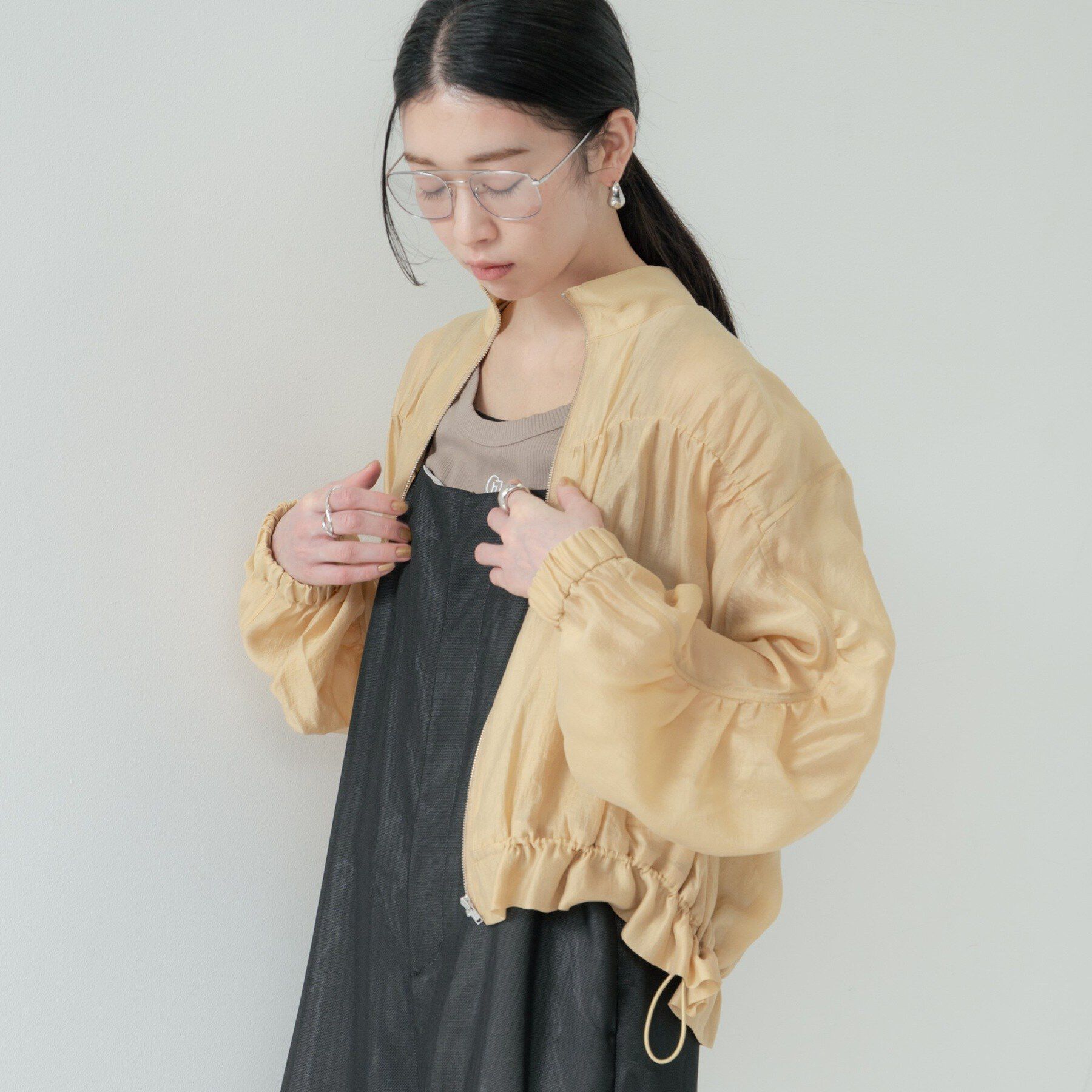 GALLEST「シアーシャーリングブルゾン」|ブルゾン・スタジャン|