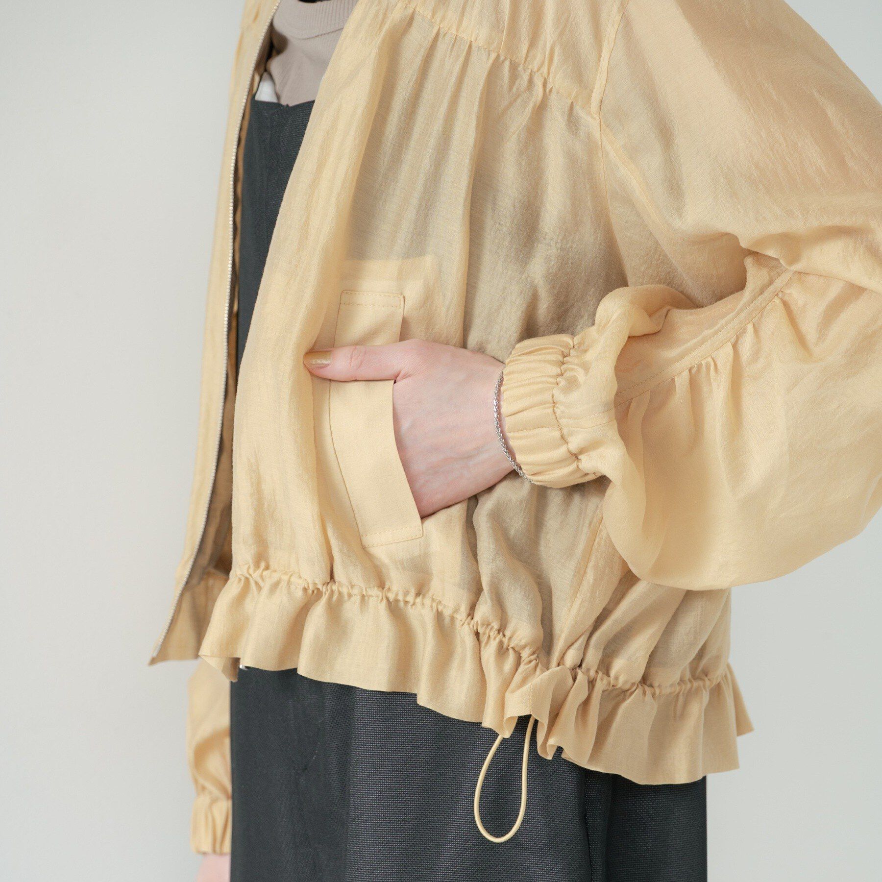 GALLEST「シアーシャーリングブルゾン」|ブルゾン・スタジャン|