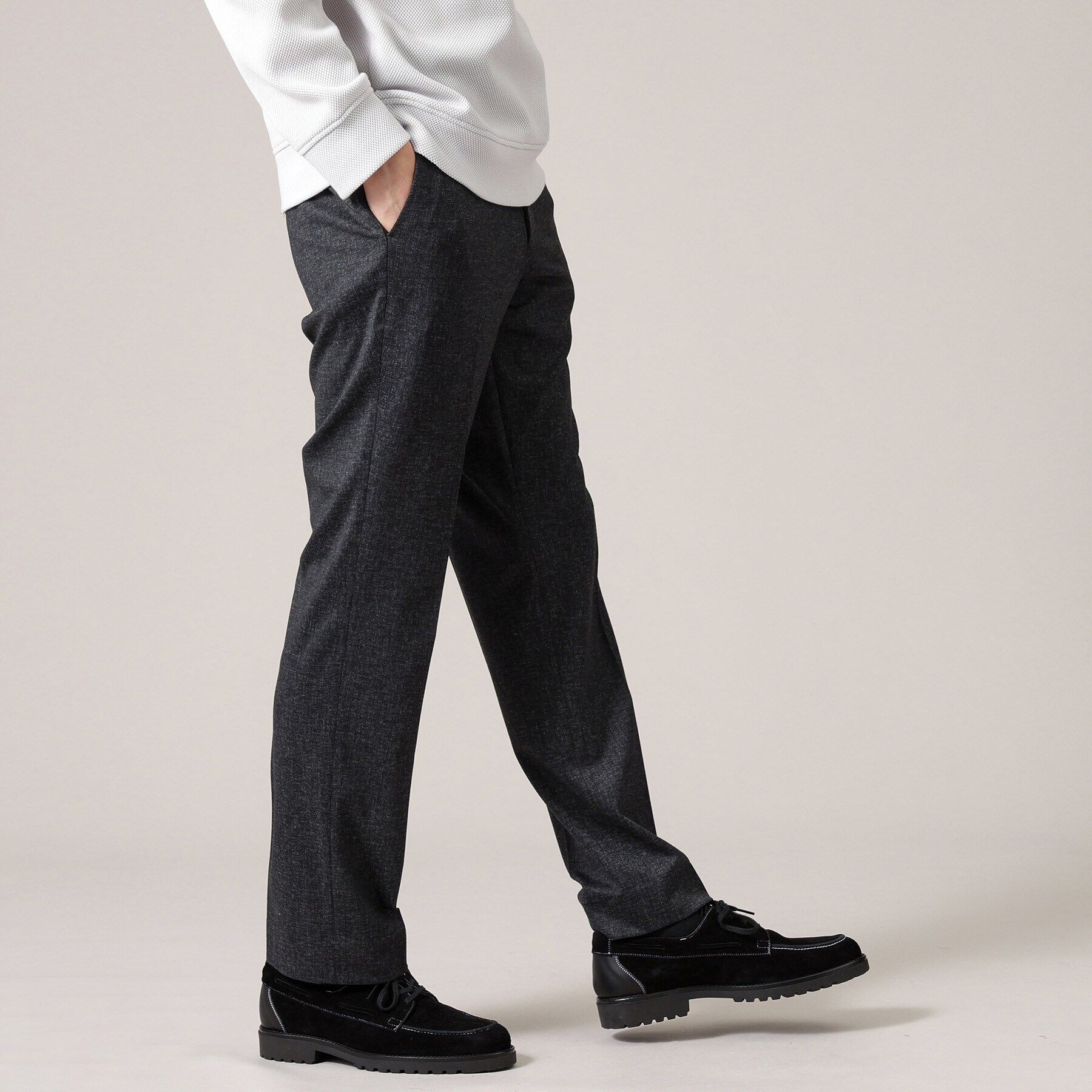 TAKEO KIKUCHI「【ONOFF対応】TRダブルニット ストレッチパンツ」|その他|