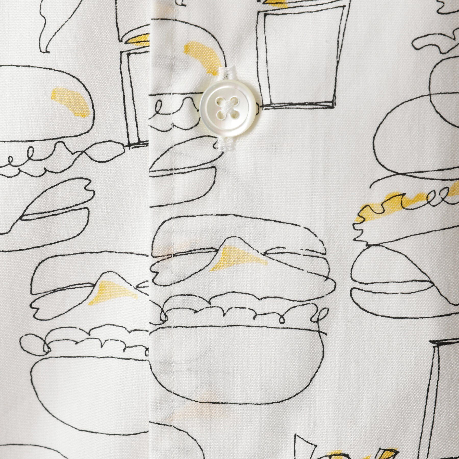 40CARATS&525「ハンバーガープリント シャツ」|シャツ・ブラウス|