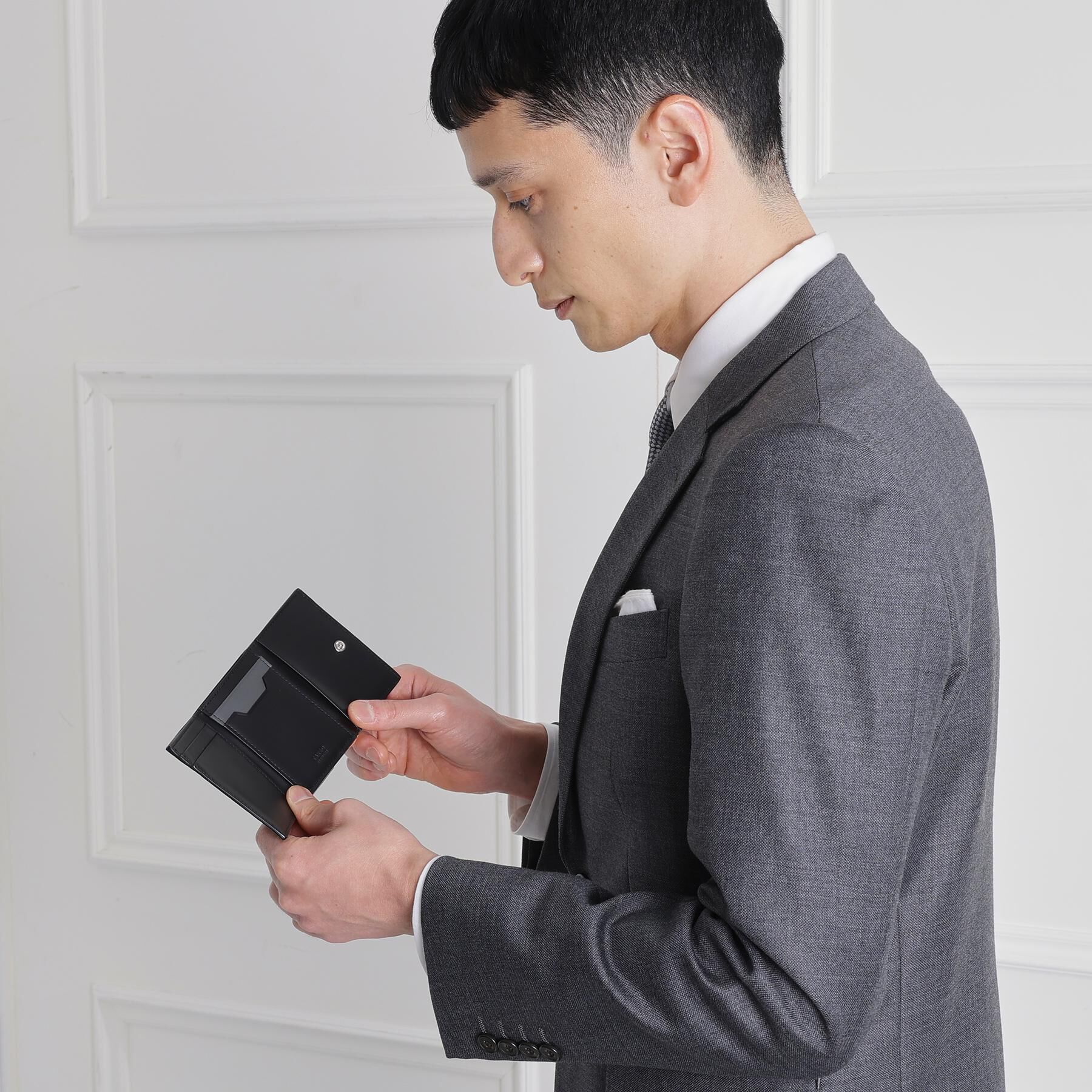 TAKEO KIKUCHI「ソフトシュリンクレザー三つ折り財布」|財布|