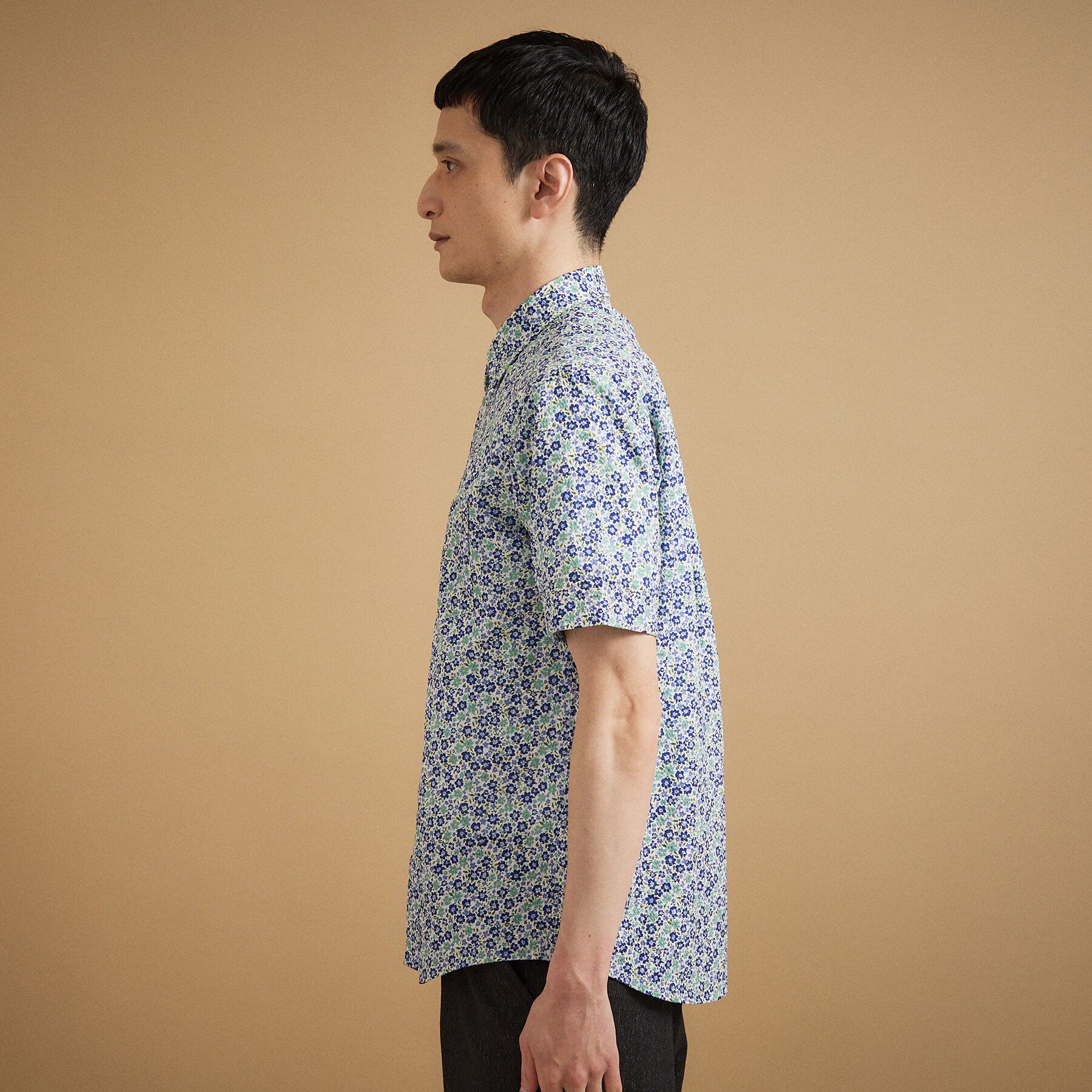 TAKEO KIKUCHI「リップル小花シャツ」|シャツ・ブラウス|