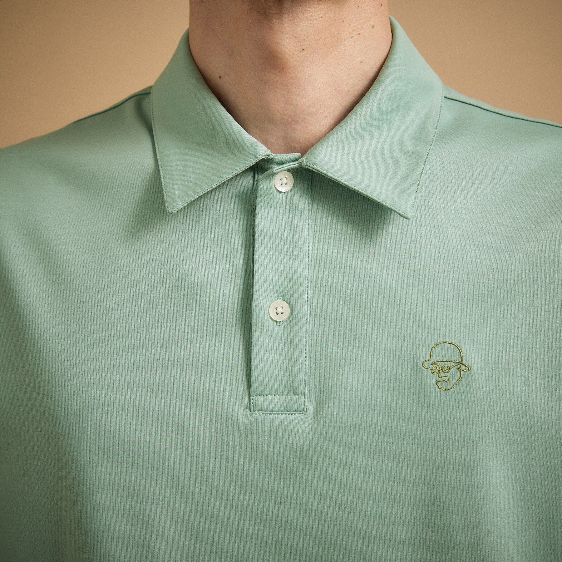 TAKEO KIKUCHI「アイスクリアコットン ワンポイント ポロシャツ」|ポロシャツ|