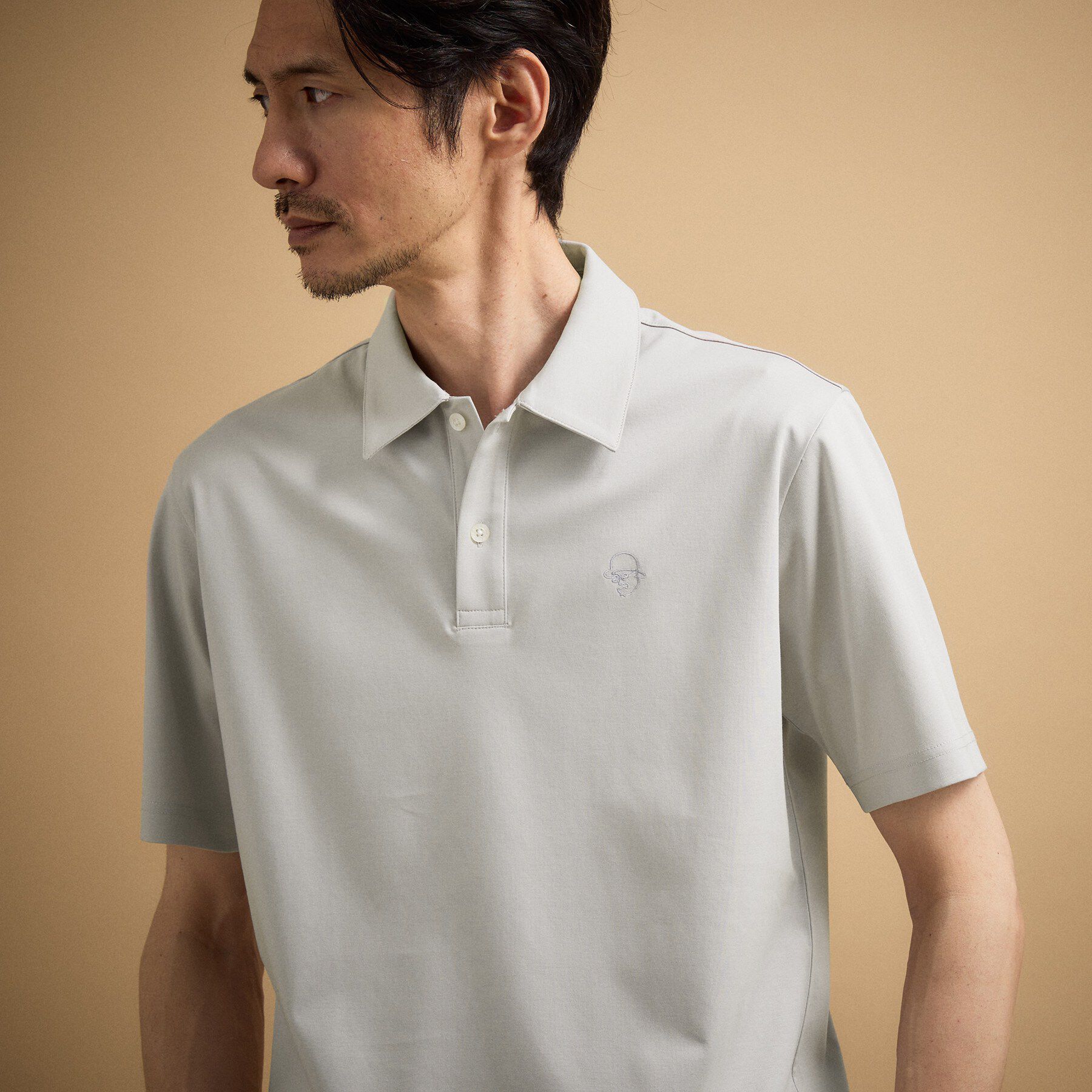 TAKEO KIKUCHI「アイスクリアコットン ワンポイント ポロシャツ」|ポロシャツ|