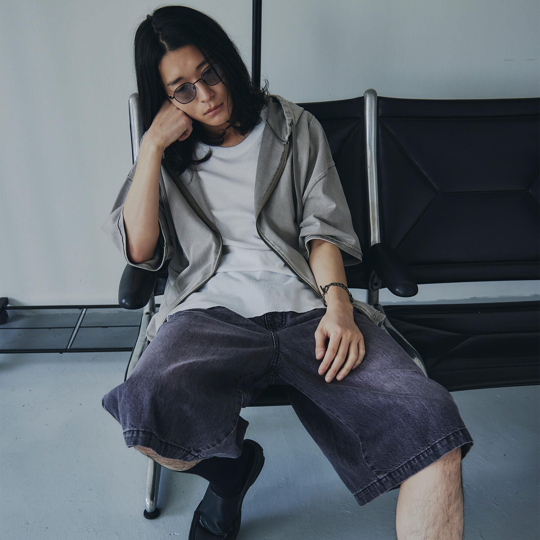 tk.TAKEO KIKUCHI「ヴィンテージライククロップドパーカ」|パーカー|