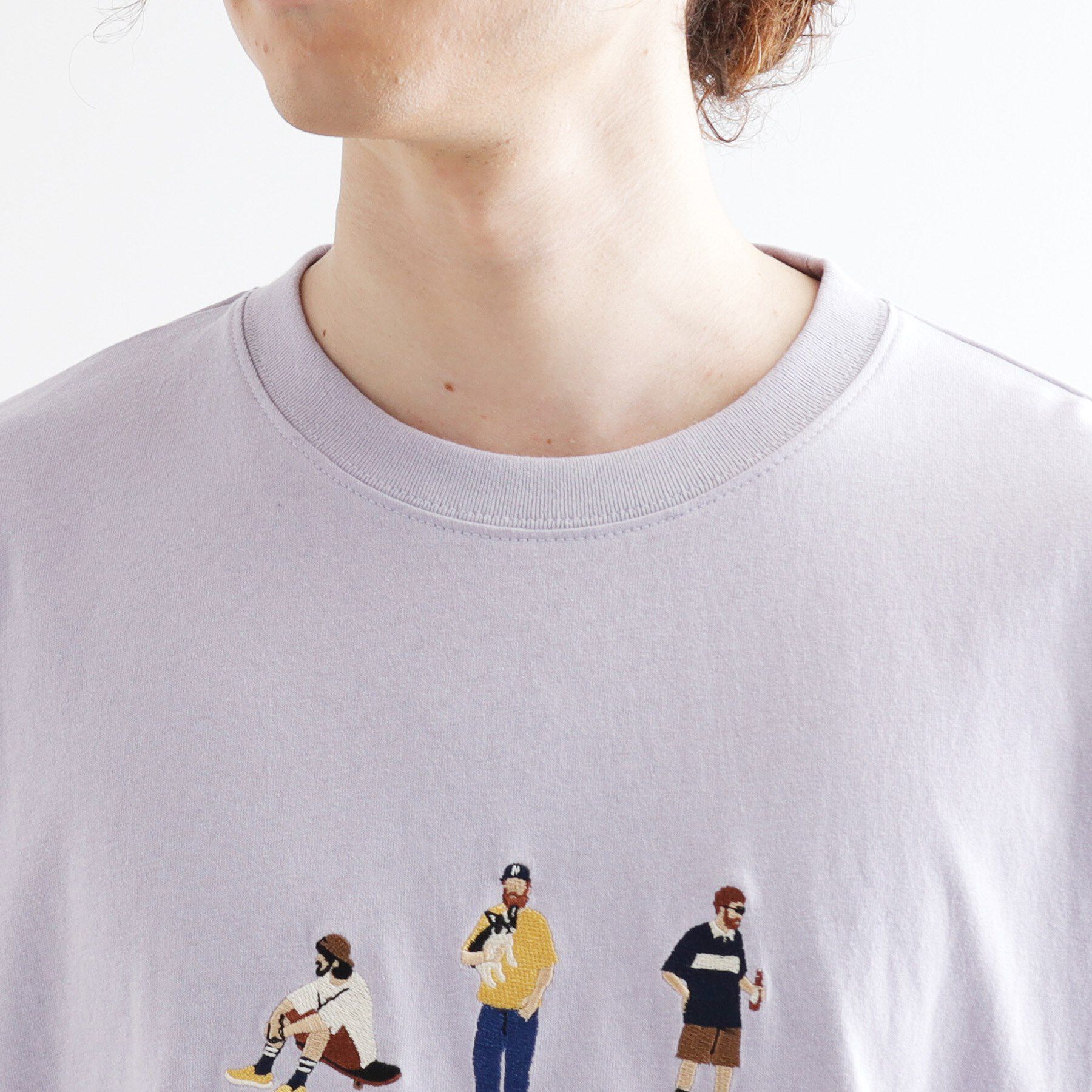 tk.TAKEO KIKUCHI「ピープル刺繍Tシャツ」|Tシャツ・カットソー|