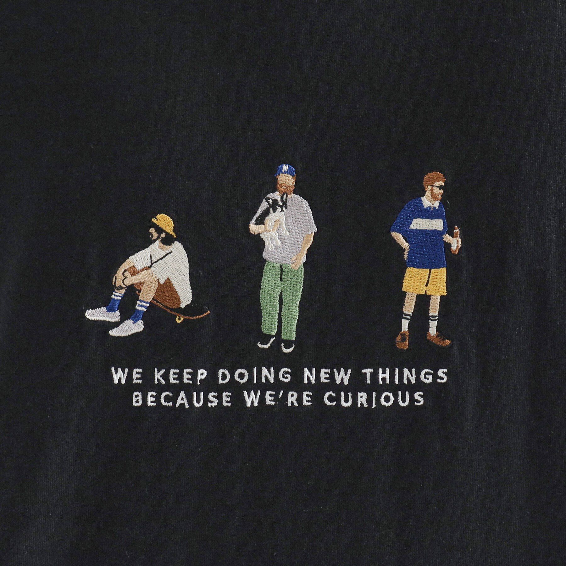 tk.TAKEO KIKUCHI「ピープル刺繍Tシャツ」|Tシャツ・カットソー|