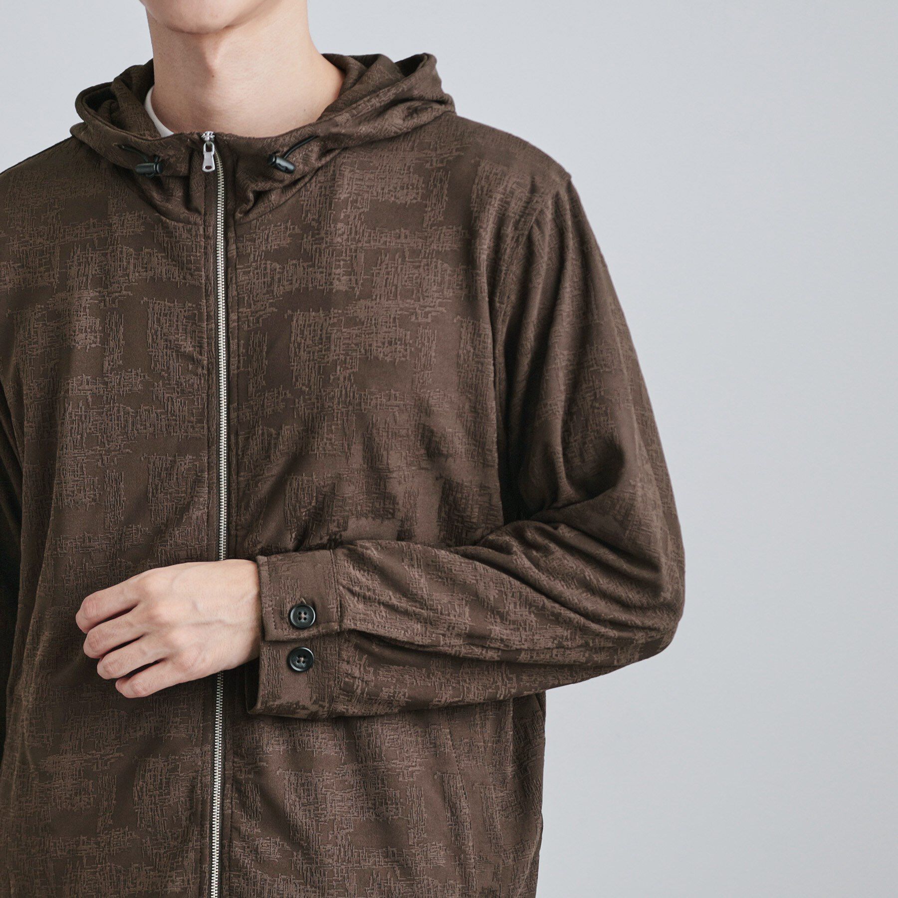 tk.TAKEO KIKUCHI「ジャカードジップパーカー」|パーカー|