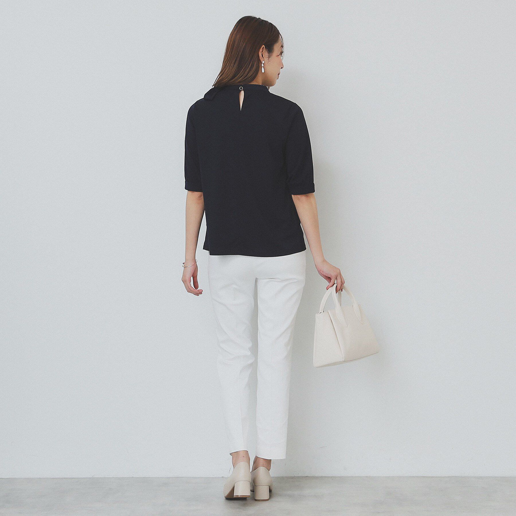 index「サイドリボンデザイントップス【UV/接触冷感/吸水速乾/洗濯機洗い可】」|シャツ・ブラウス|