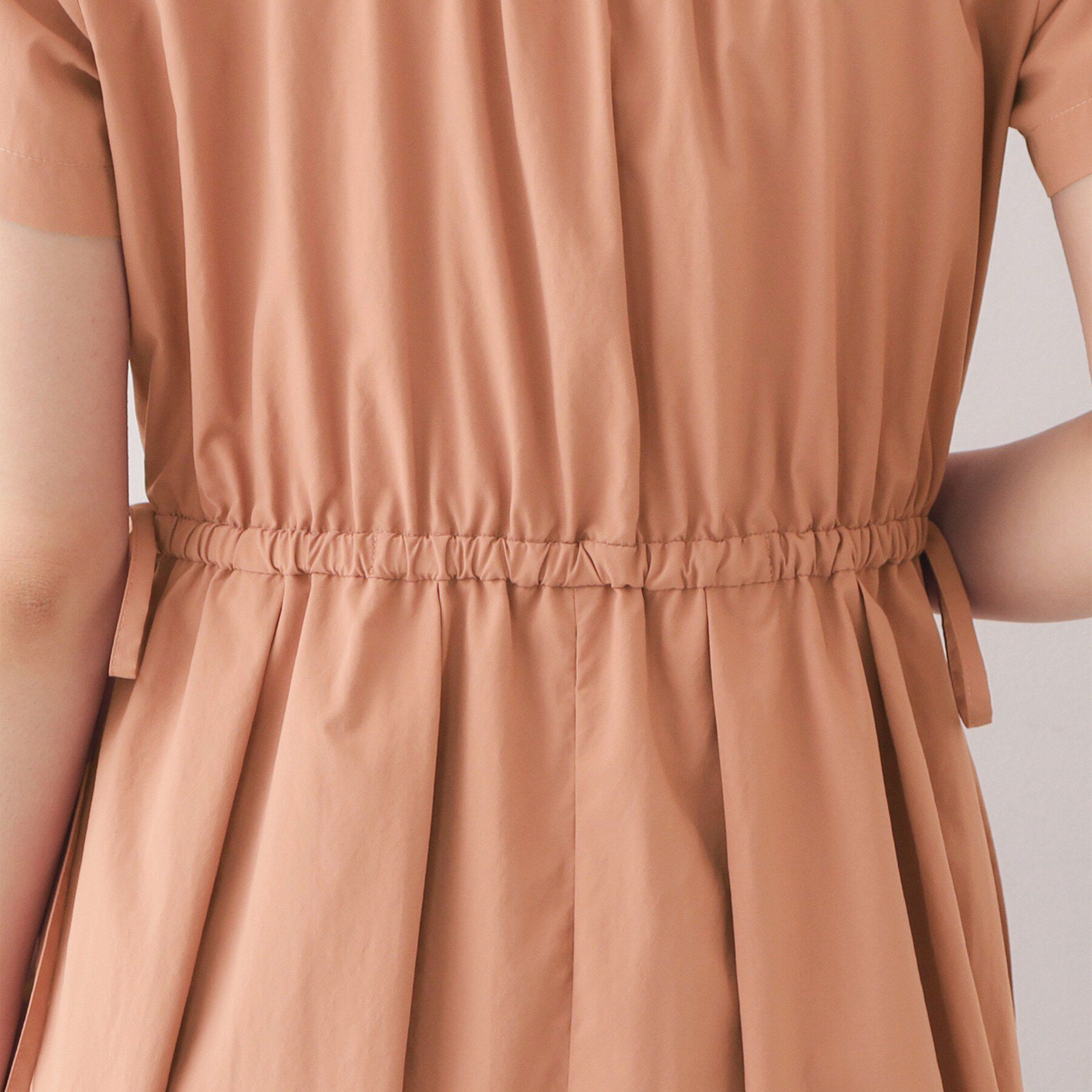 index「サイドリボンシャツワンピース【洗濯機OK・防シワ】」|ワンピース|