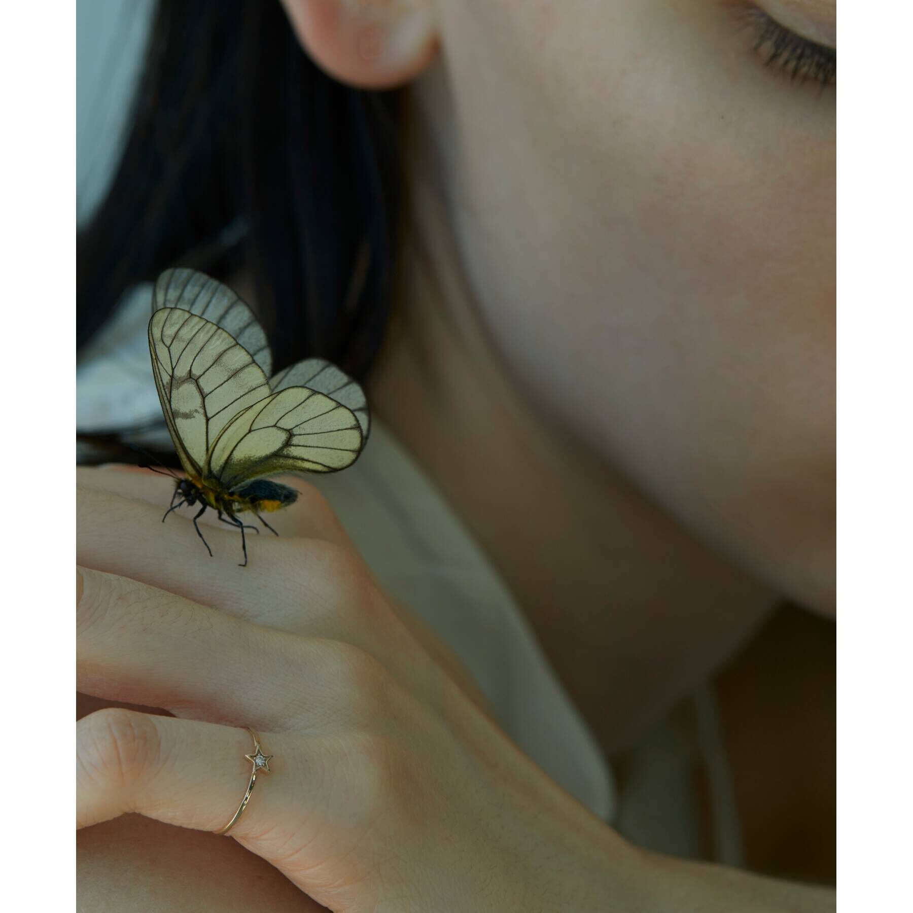 OPAQUE.CLIP「K10 STARピンキーリング」|リング|ｺﾞｰﾙﾄﾞ(007)