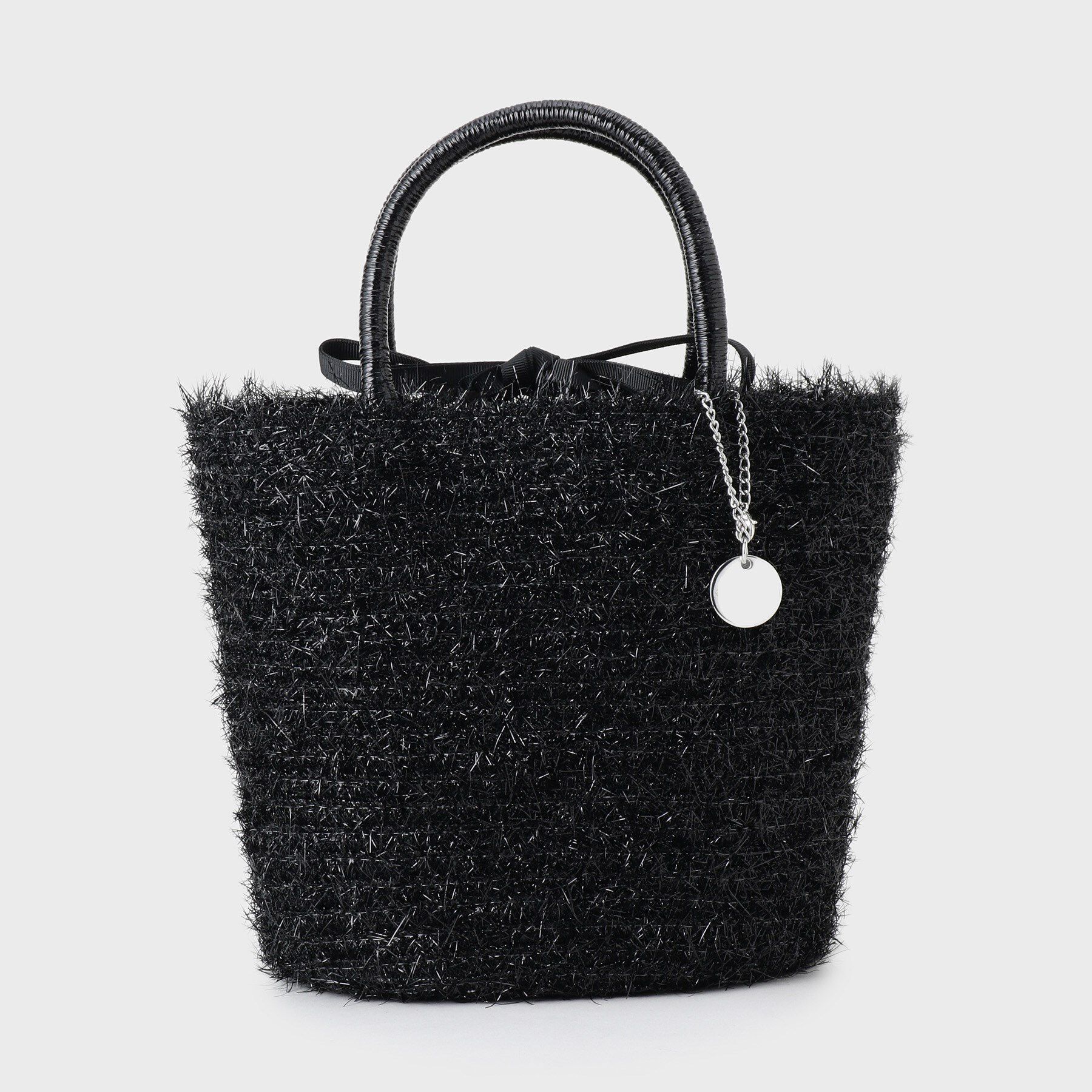 OPAQUE.CLIP「ラメバスケット調ハンドバッグ」|トートバッグ|