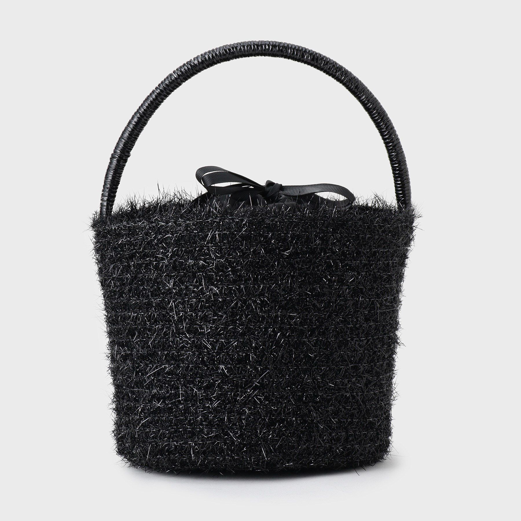 OPAQUE.CLIP「ラメバスケット調バケットバッグ」|ハンドバッグ|