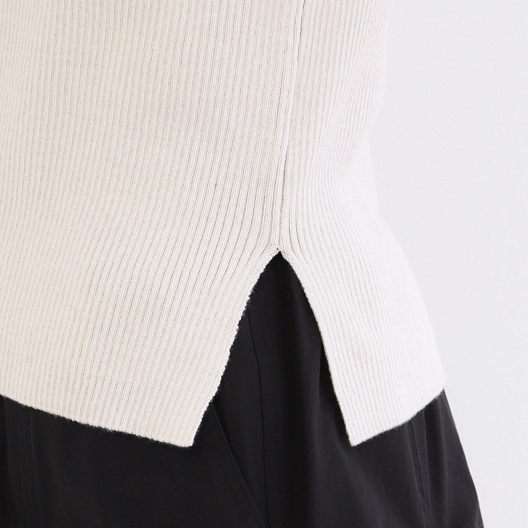 OPAQUE.CLIP「《ツインセット》ビスチェベスト&times;リブニット【洗濯機OK】」|ニット・セーター|