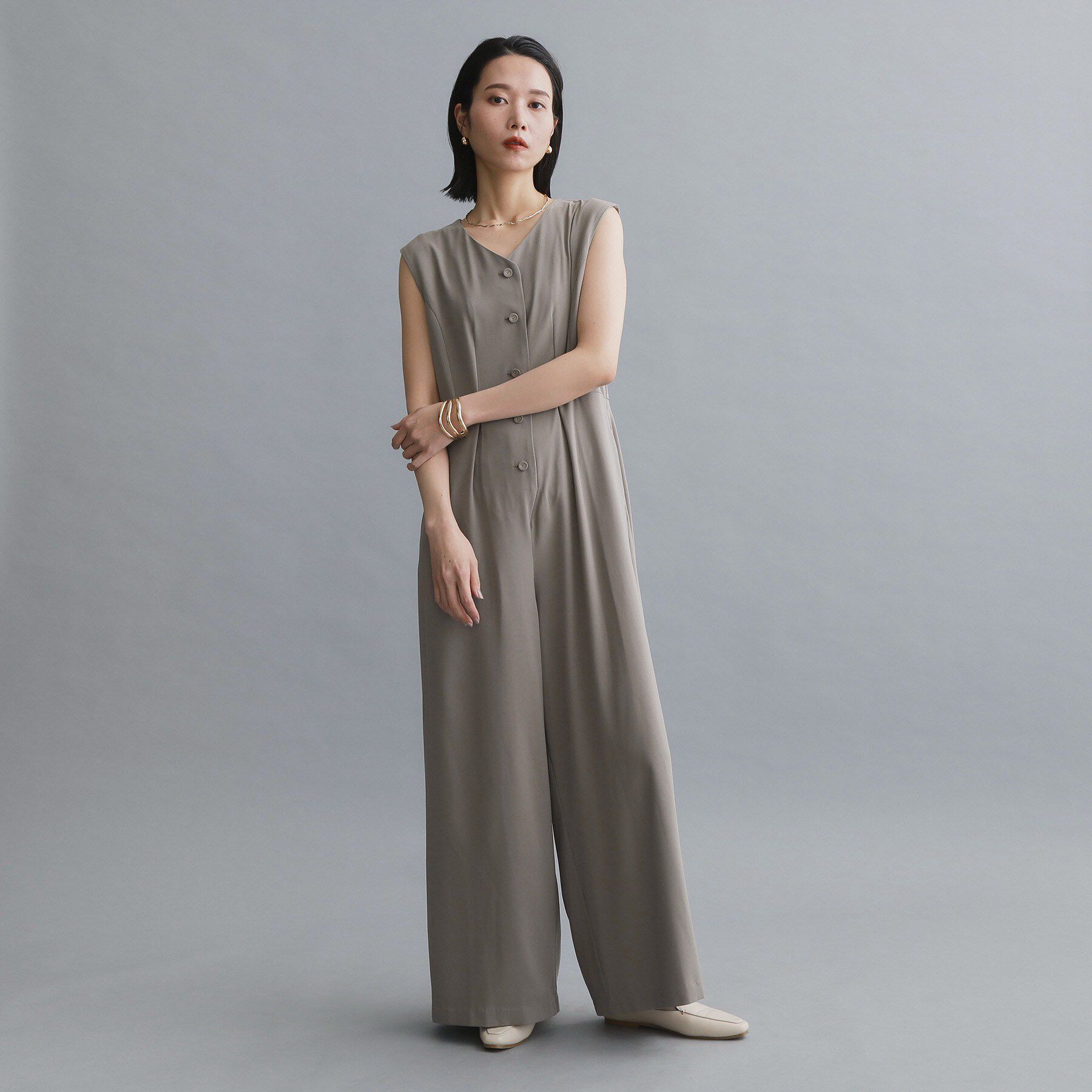 OPAQUE.CLIP「【es】ワイドオールインワン【洗濯機OK】」|オールインワン|