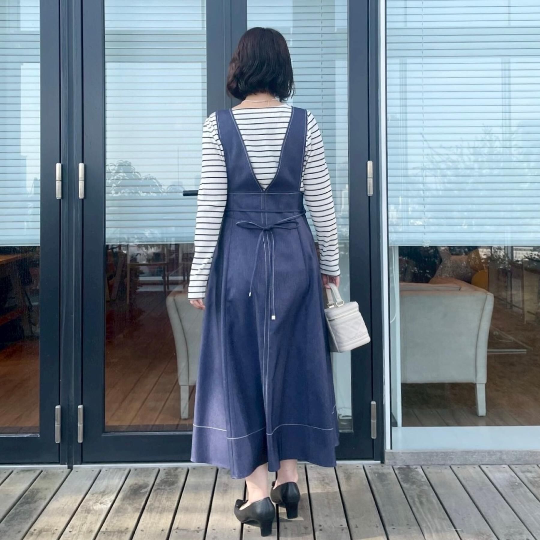 Couture broach「【洗える】ハートネック テレコプルオーバー」|Tシャツ・カットソー|