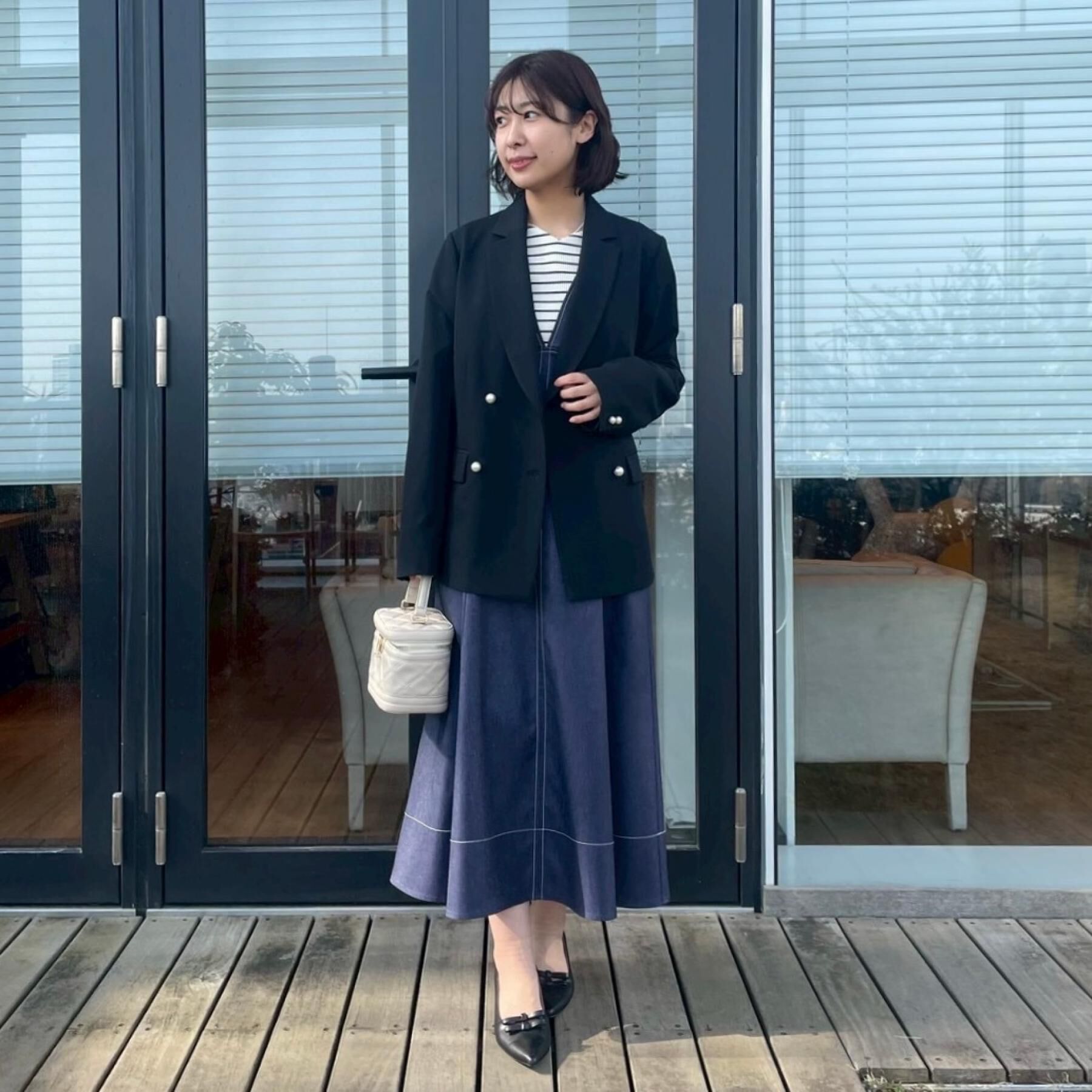 Couture broach「【洗える・ハレの日・通勤】パール調ボタン テーラードジャケット」|テーラードジャケット|