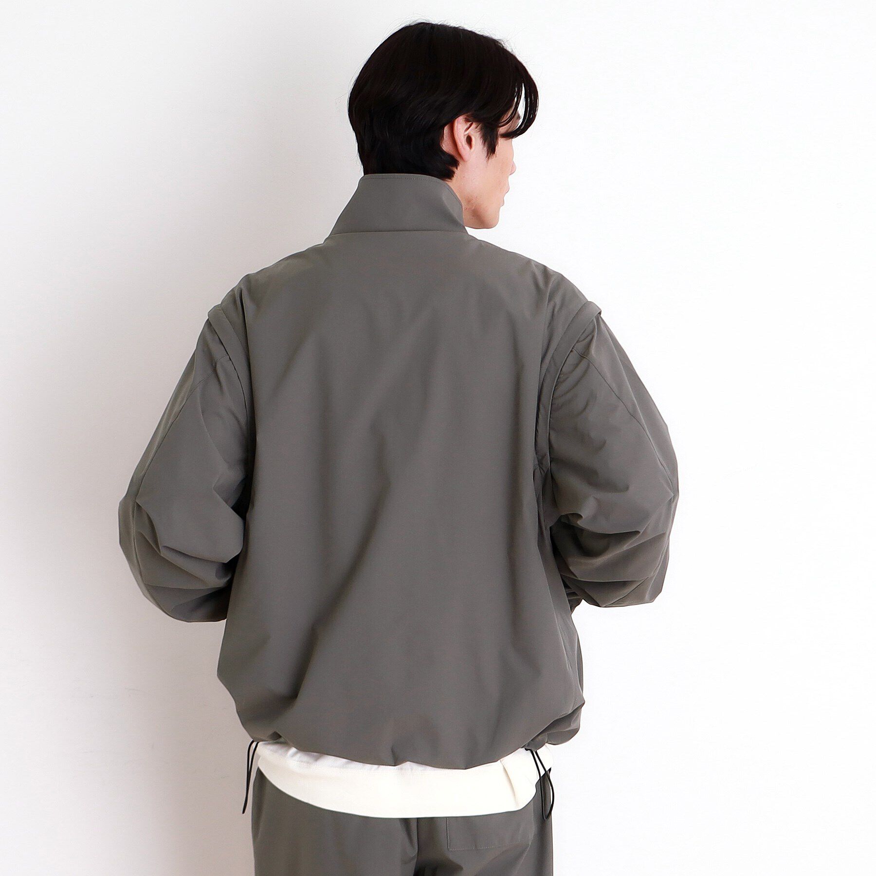 THE SHOP TK「デタッチャブルスタンドブルゾン＆ベスト　セットアップ可/2WAY」|ブルゾン・スタジャン|