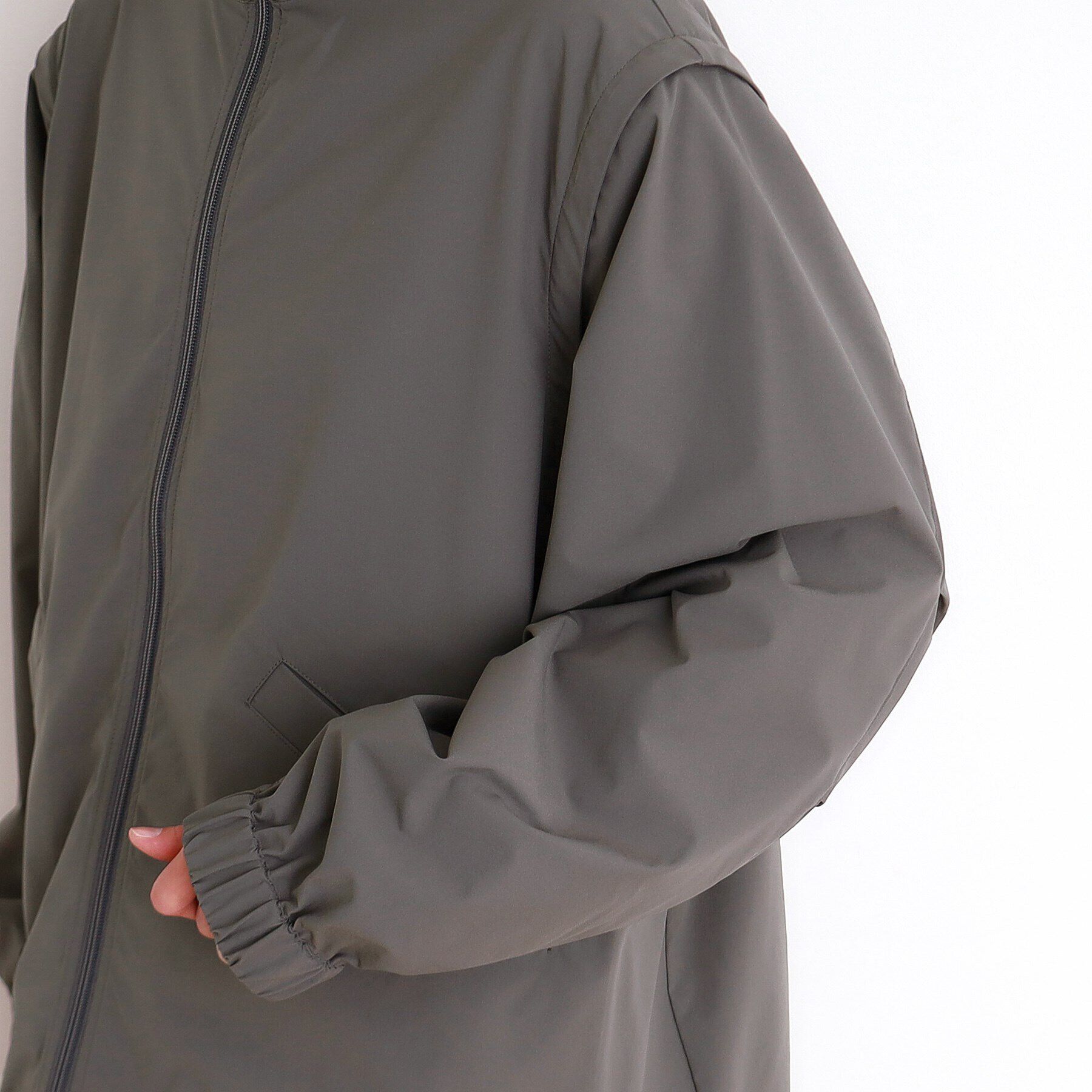 THE SHOP TK「デタッチャブルスタンドブルゾン＆ベスト　セットアップ可/2WAY」|ブルゾン・スタジャン|