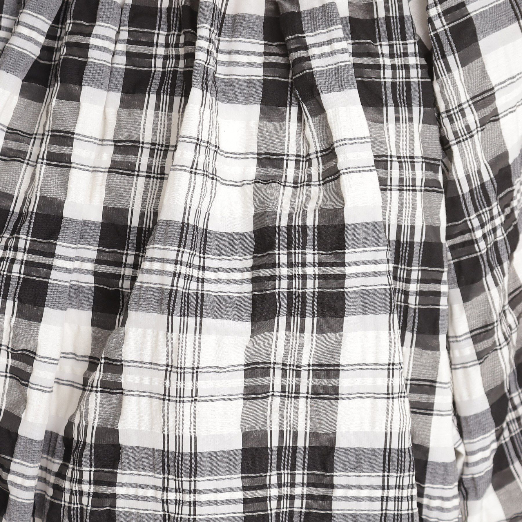 THE SHOP TK「チェックギャザーブラウス【洗える】」|シャツ・ブラウス|