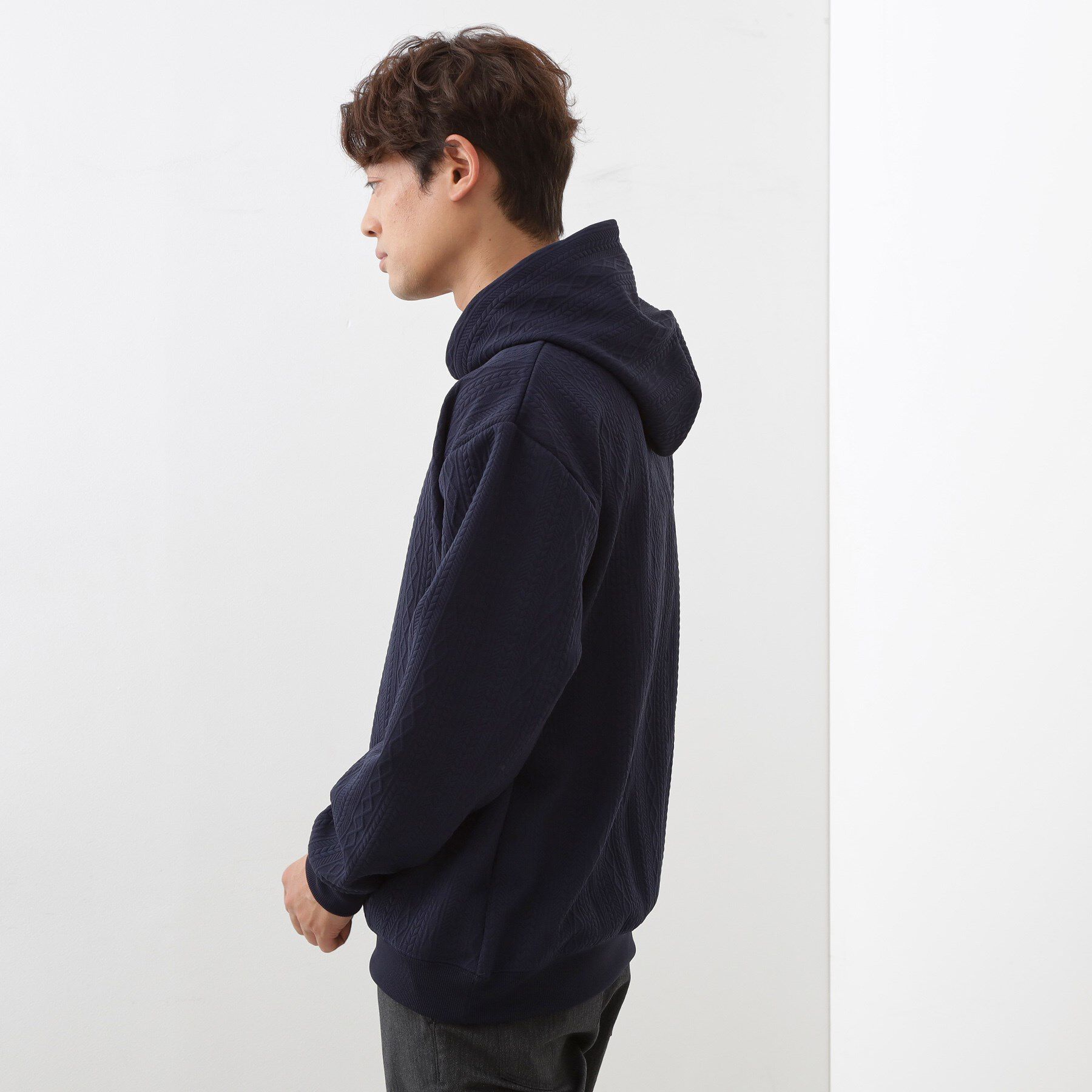 THE SHOP TK「フクレキルトパーカ 【洗濯機OK】」|パーカー|