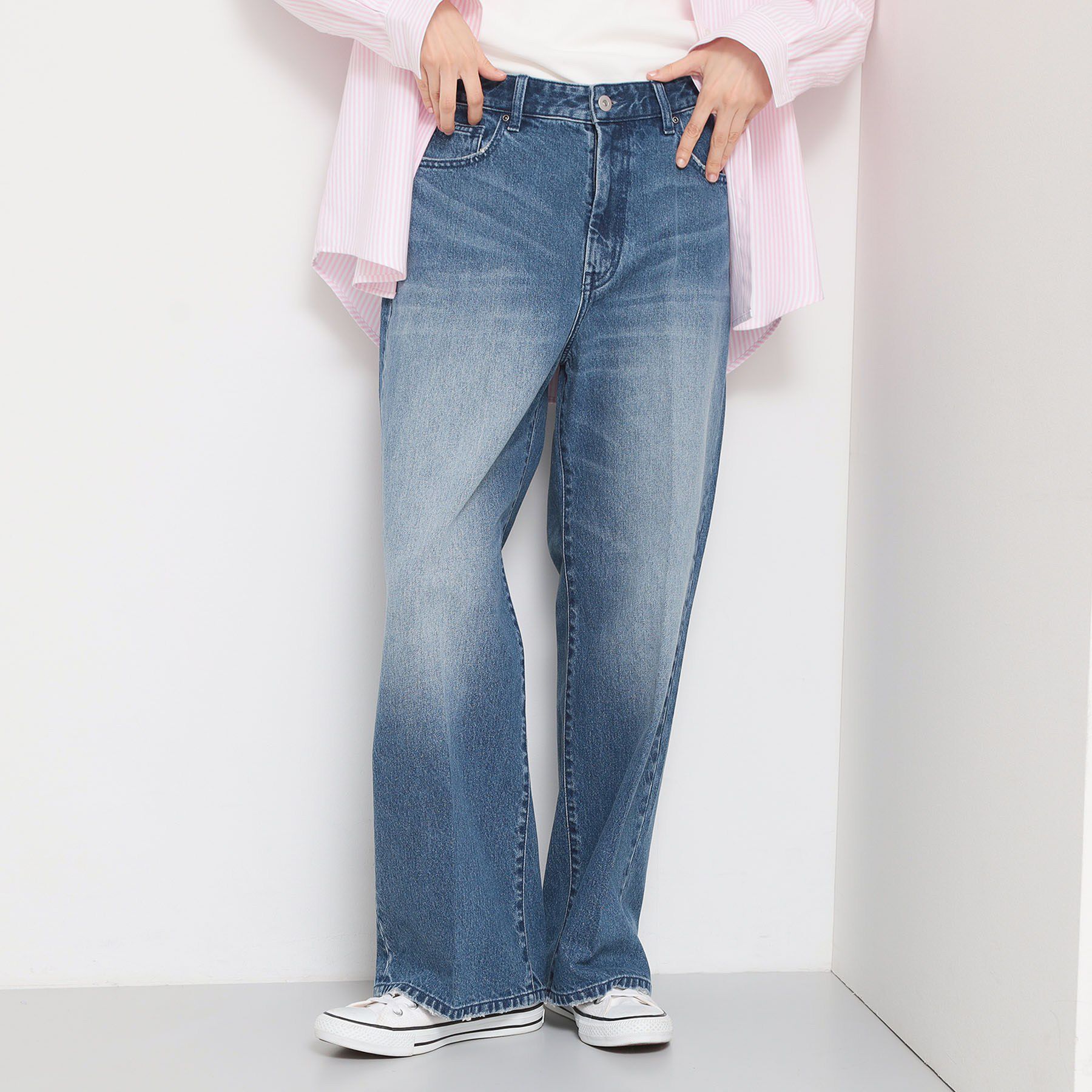 THE SHOP TK「AIBO DENIM ワイド」|デニム|