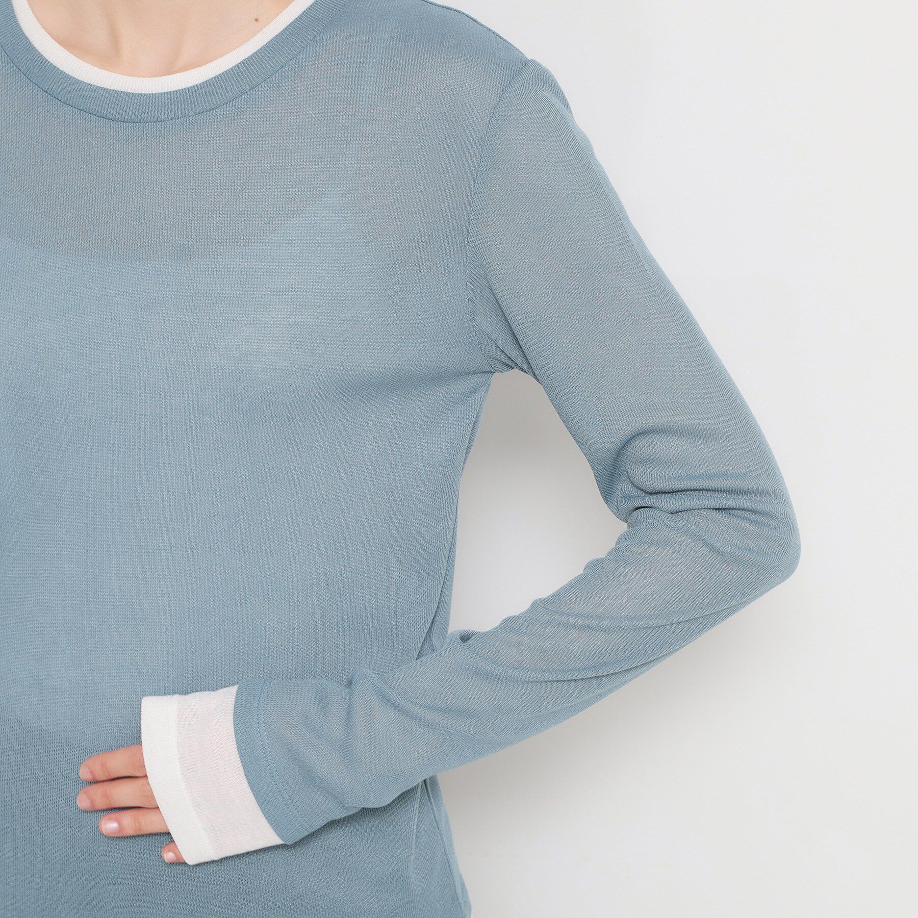 THE SHOP TK「配色テレコカットソー」|Tシャツ・カットソー|