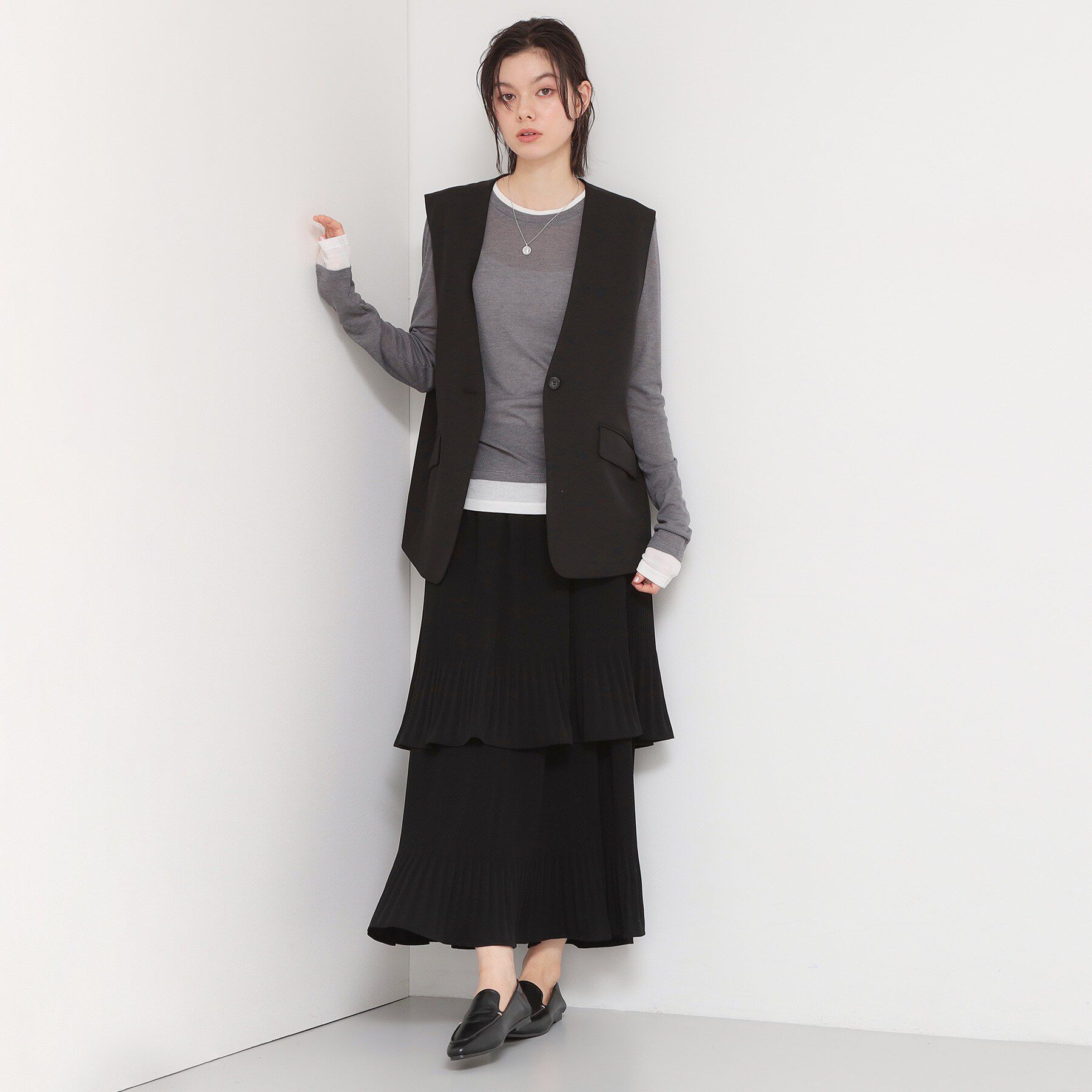 THE SHOP TK「配色テレコカットソー」|Tシャツ・カットソー|