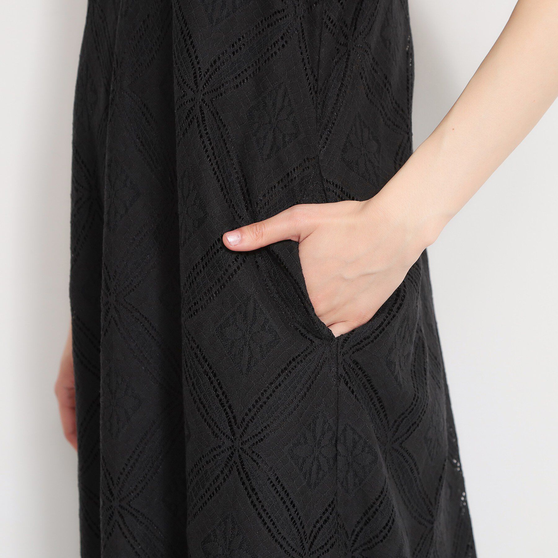 THE SHOP TK「ほんのり品の良い甘さ レースキャミワンピース」|ワンピース|