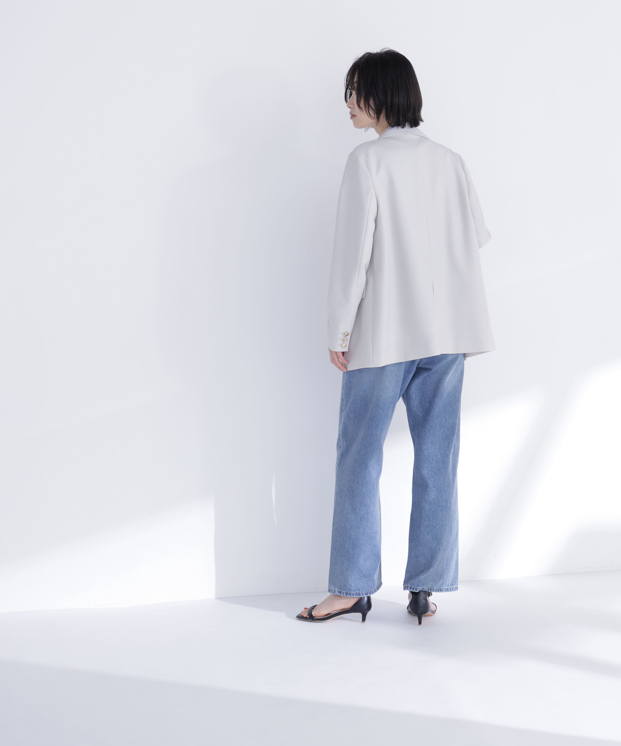  「ダブルブレスト  SETUP ボクシージャケット」|ブルゾン・スタジャン|