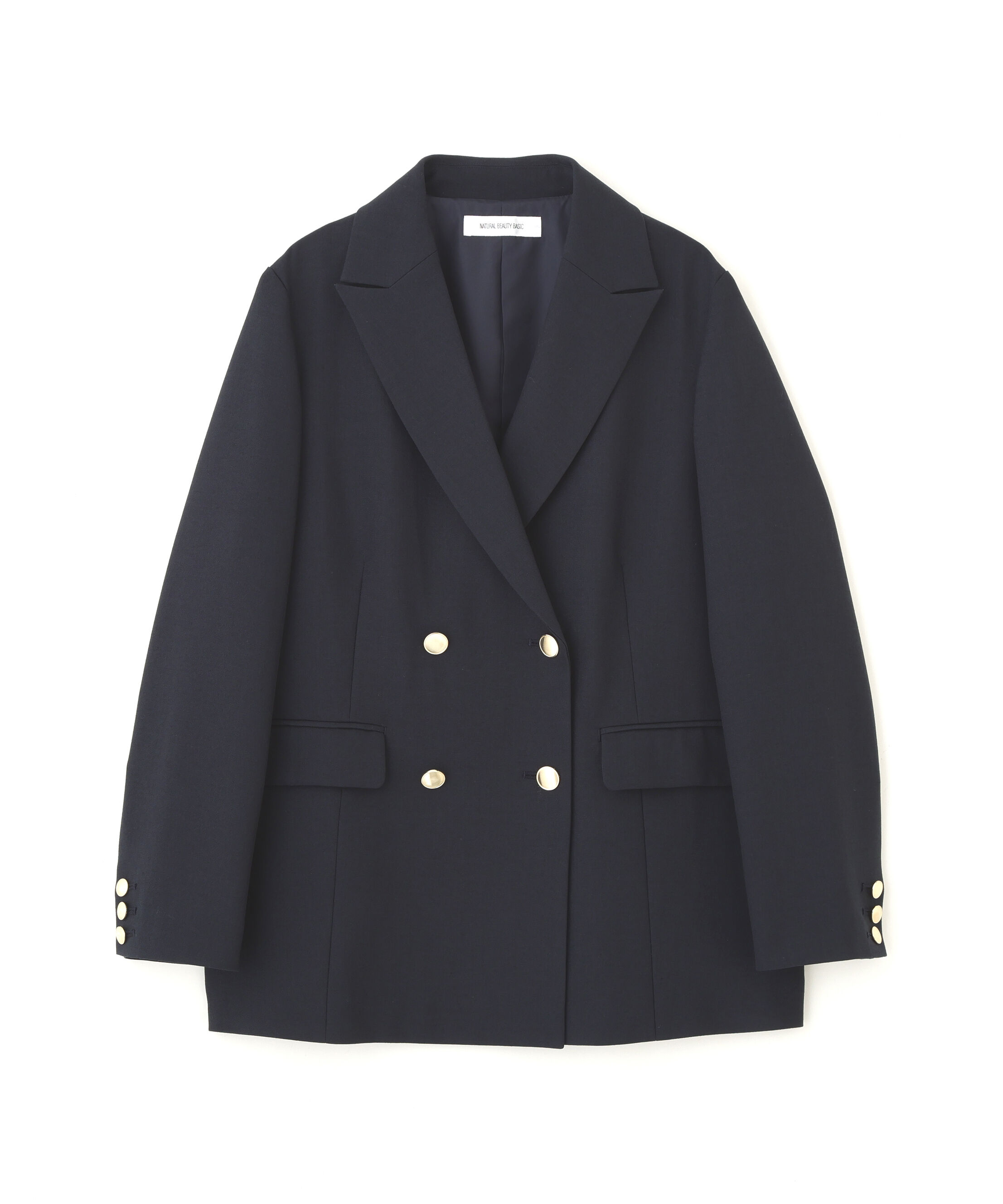  「ダブルブレスト  SETUP ボクシージャケット」|ブルゾン・スタジャン|