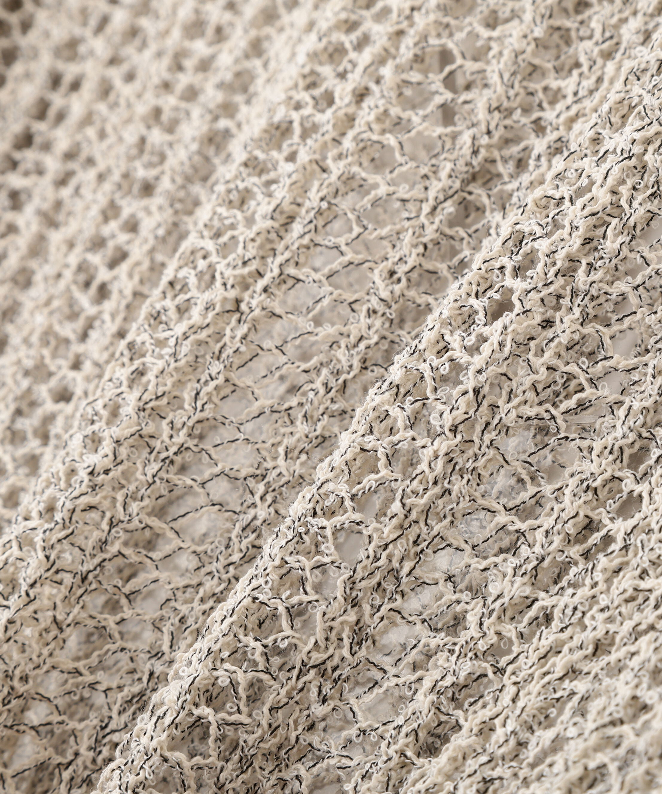  「〈N.〉透かし編みクロップドニット」|ニット・セーター|