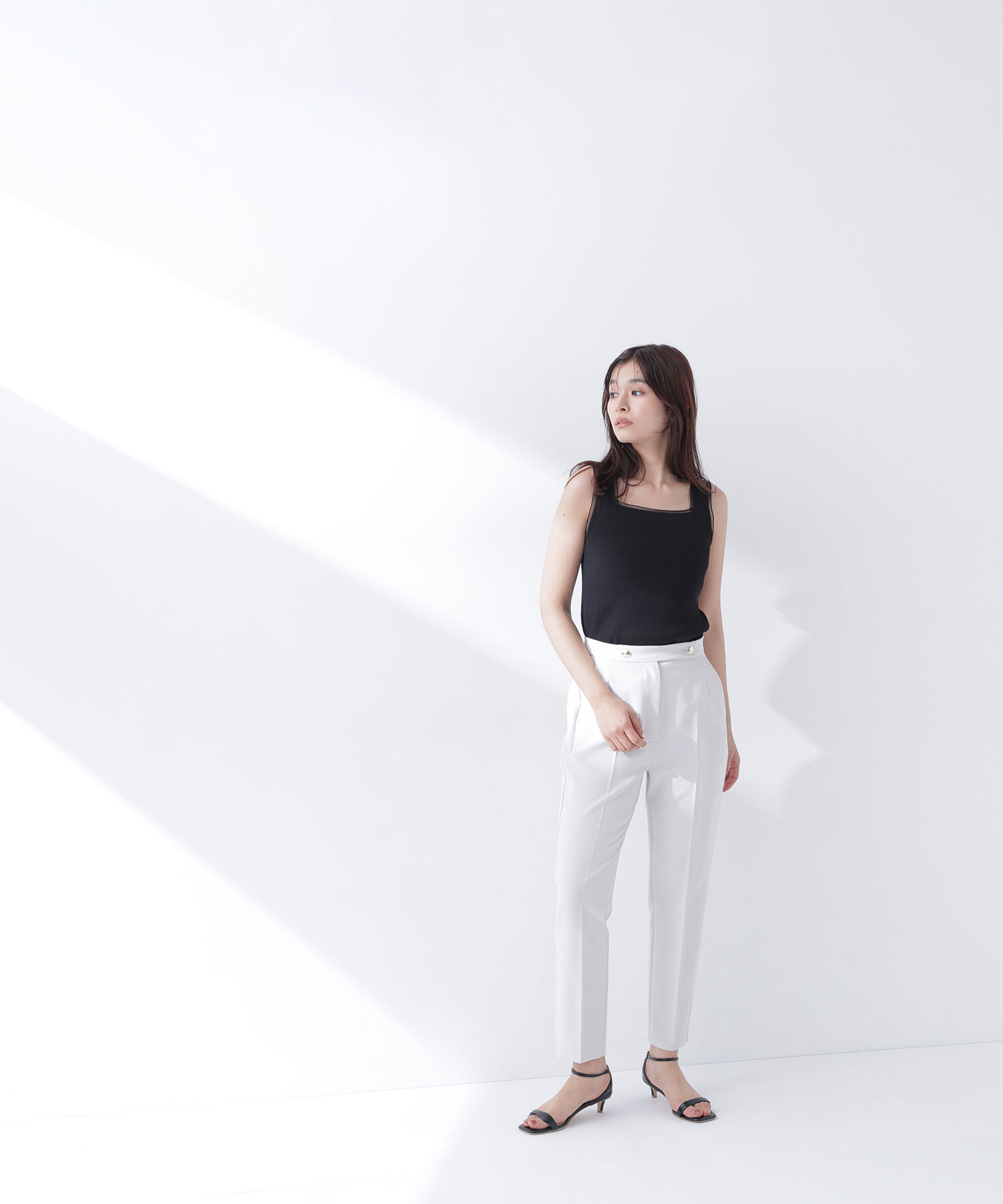  「前後2wayニットタンク」|ニット・セーター|