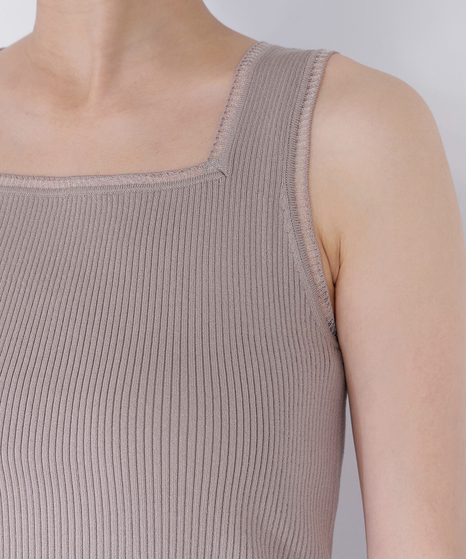  「前後2wayニットタンク」|ニット・セーター|