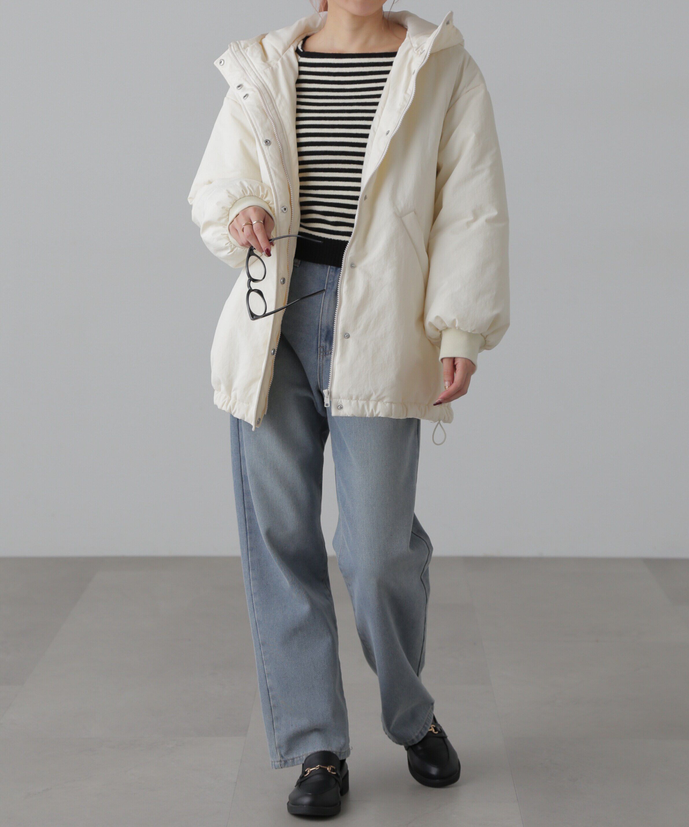  「ミドル丈中綿ブルゾン」|ブルゾン・スタジャン|